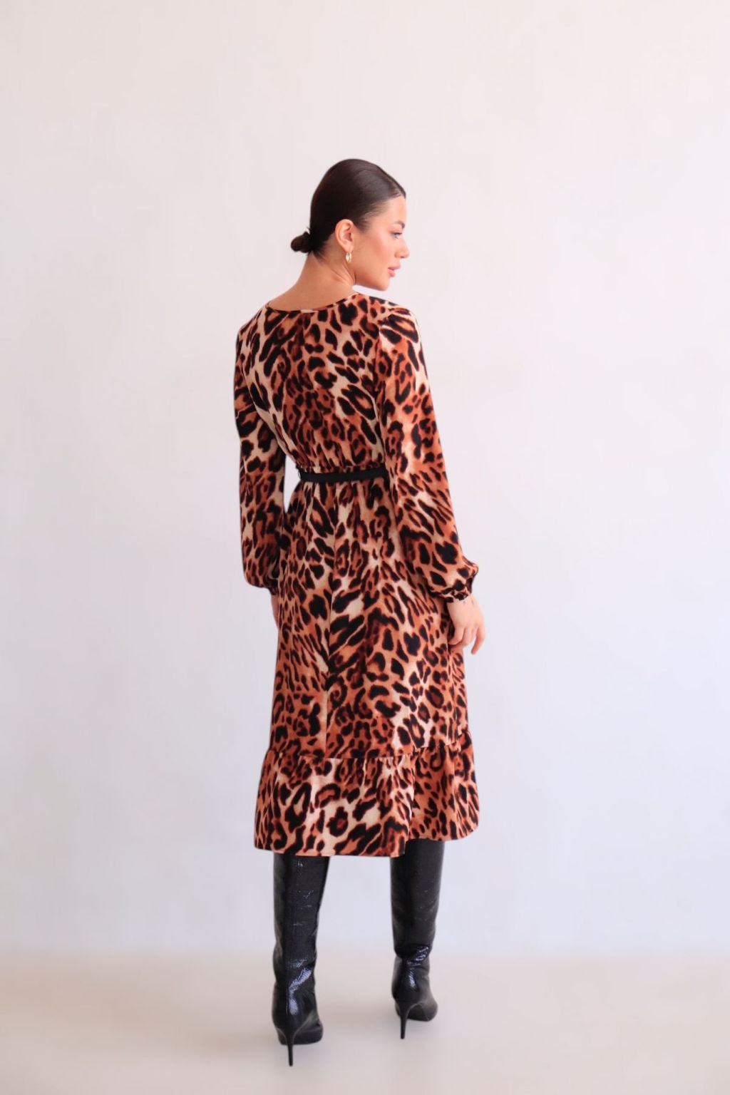 Martichelli Платье с анималистичным принтом  фото 17