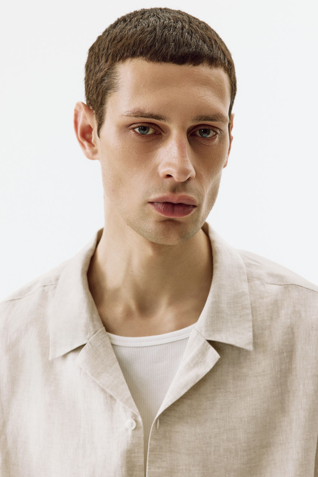 Camisa resort de lino Relaxed Fit - H&m фото 6