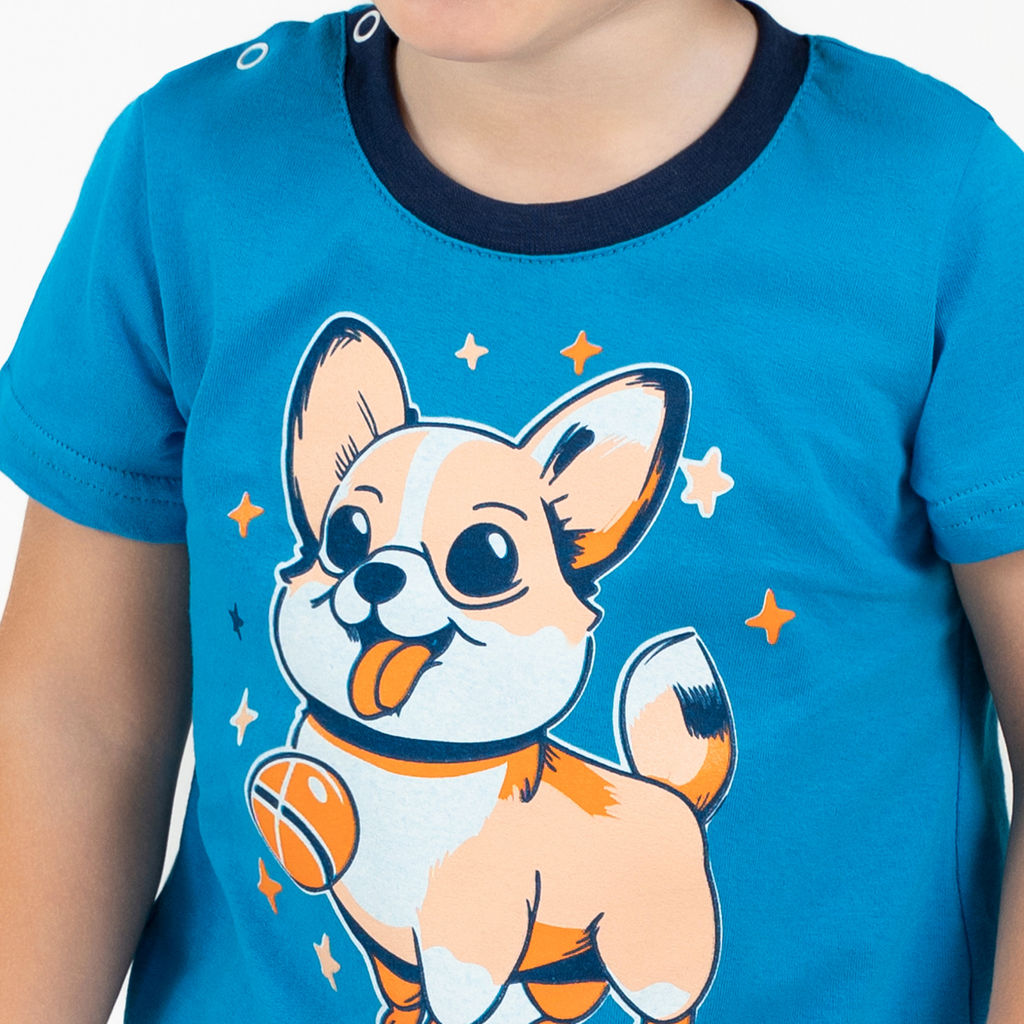 Костюм детский розовыйтемная малина принт мишка - Утенок фото 14