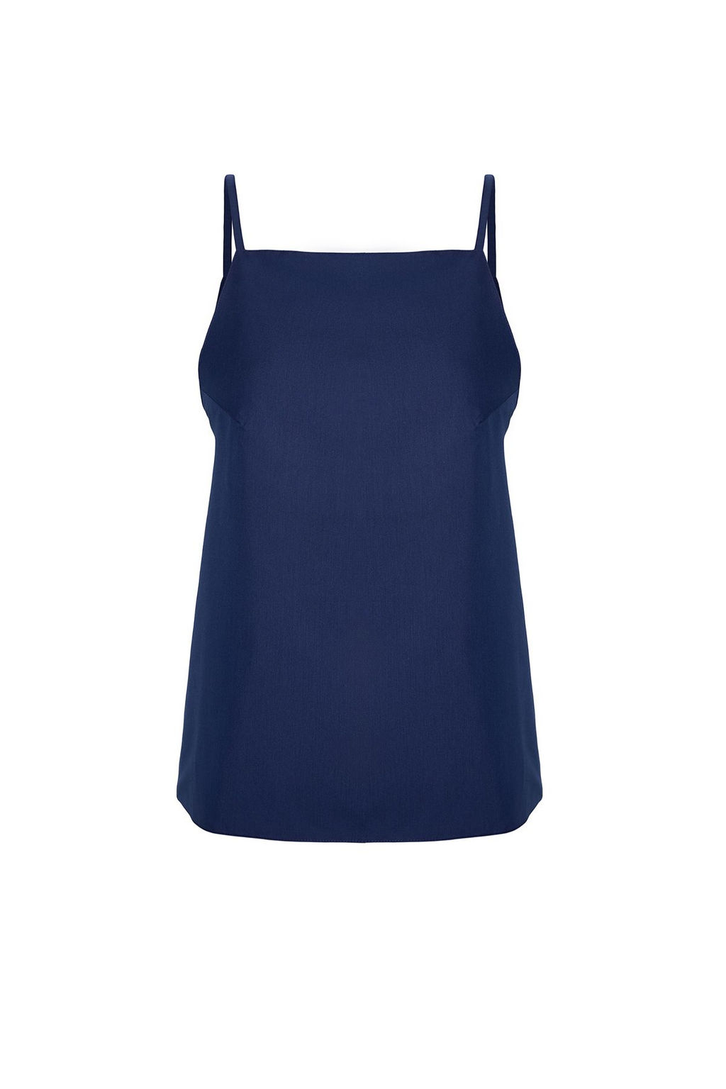 Trendyolmilla Lacivert S?rt Dekolteli Dokuma Bluz TWOSS25BZ00100