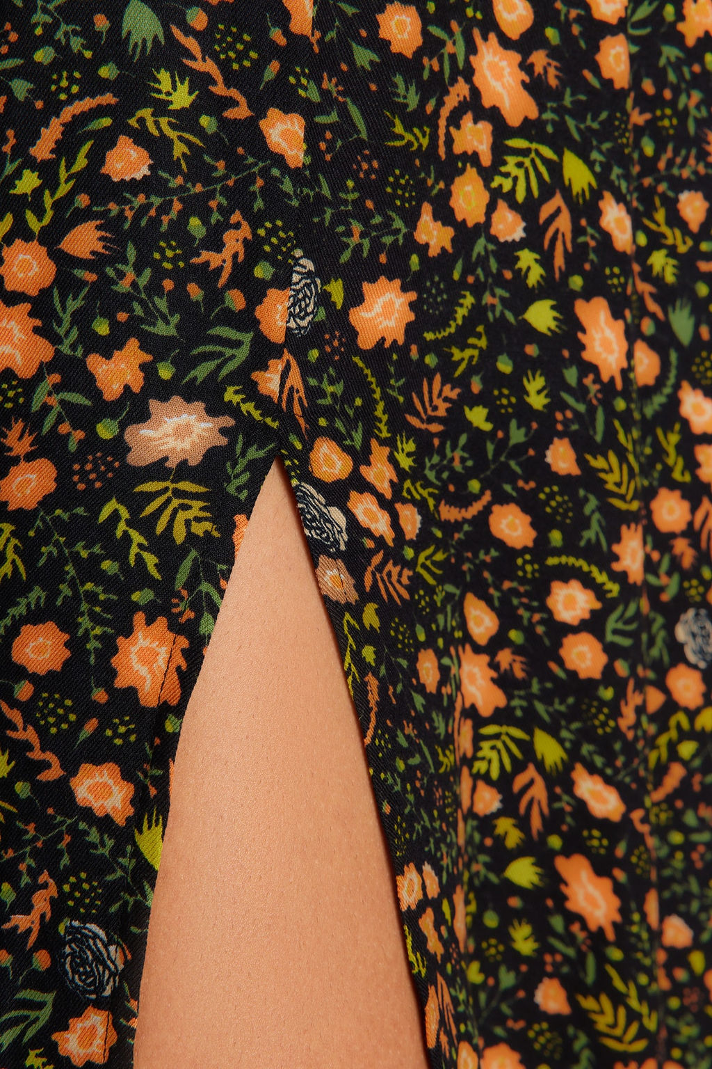 TRENDYOLMILLA Cok Renkli Y?rtmacl? Desenli Dokuma Elbise TWOAW23EL00325 фото 5