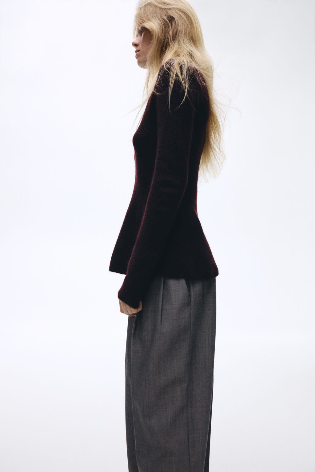 Jersey en punto de canal? con peplum - H&m фото 8