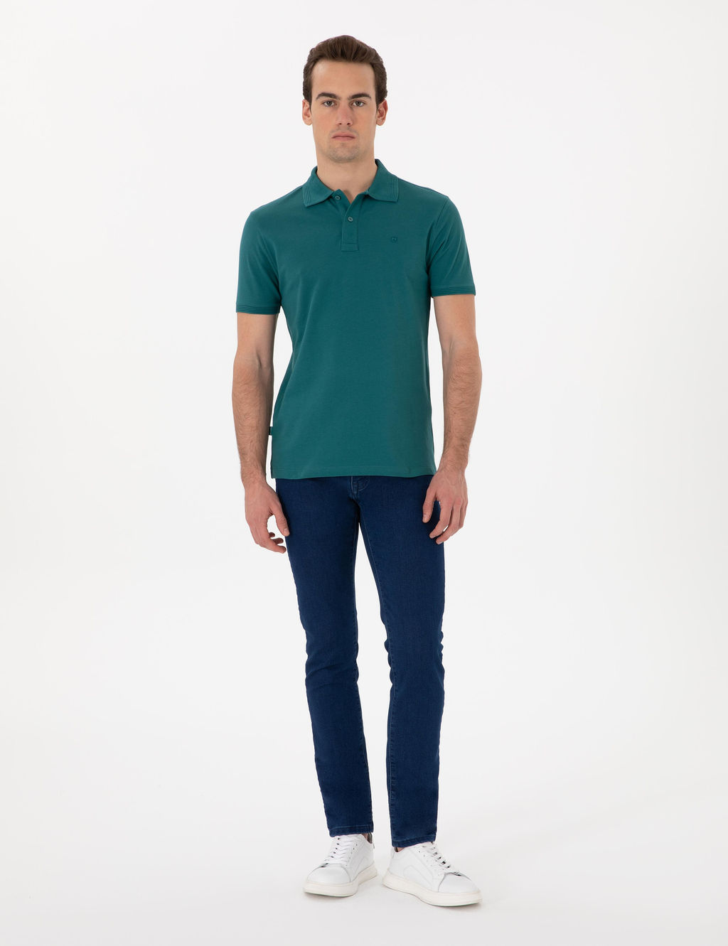 Z_mr_t Slim Fit K_vr_lmaz Polo Yaka Basic Ti__rt - Pierre cardin фото 11