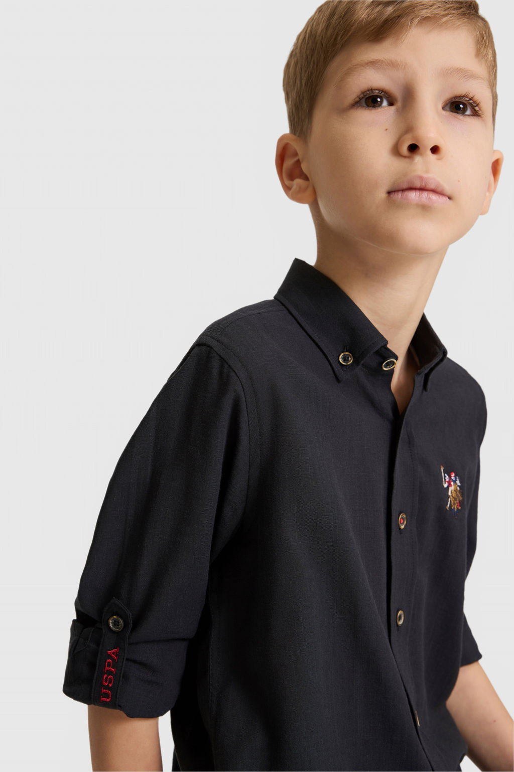 Erkek Гocuk Siyah Uzun Kollu Basic GГmlek - U.s. polo assn фото 2