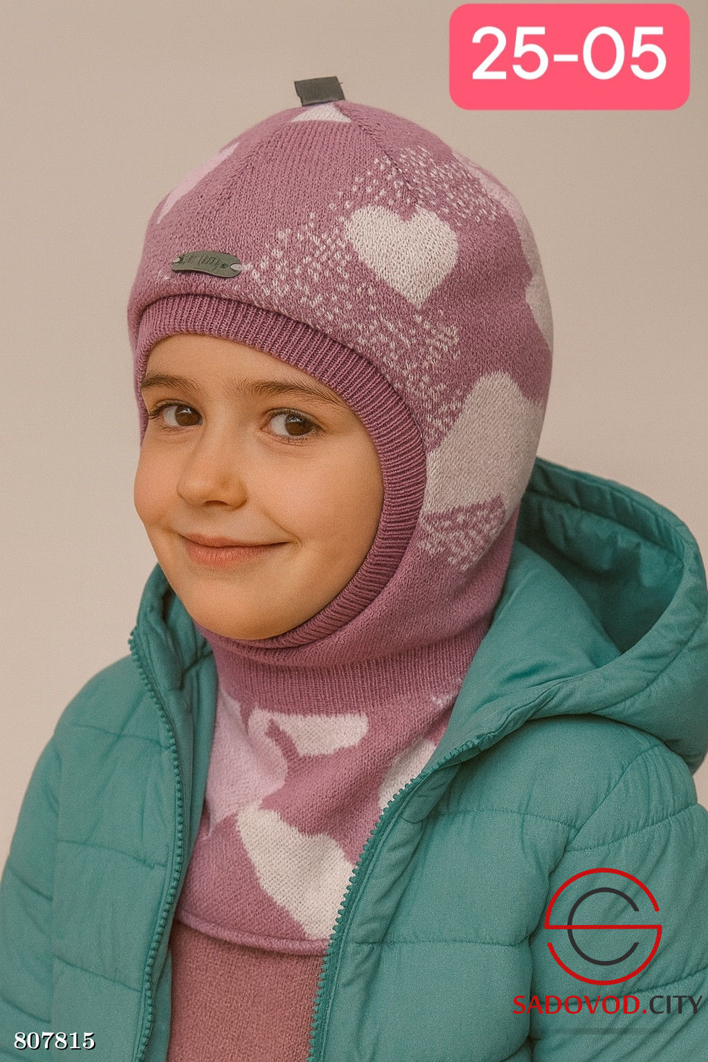 шапка на синтепоне для девочки - Bruno фото 3