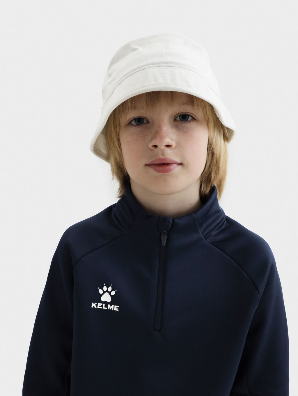 Детская олимпийка KELME Childrens Pullover (plus Fleece) Dark Blue