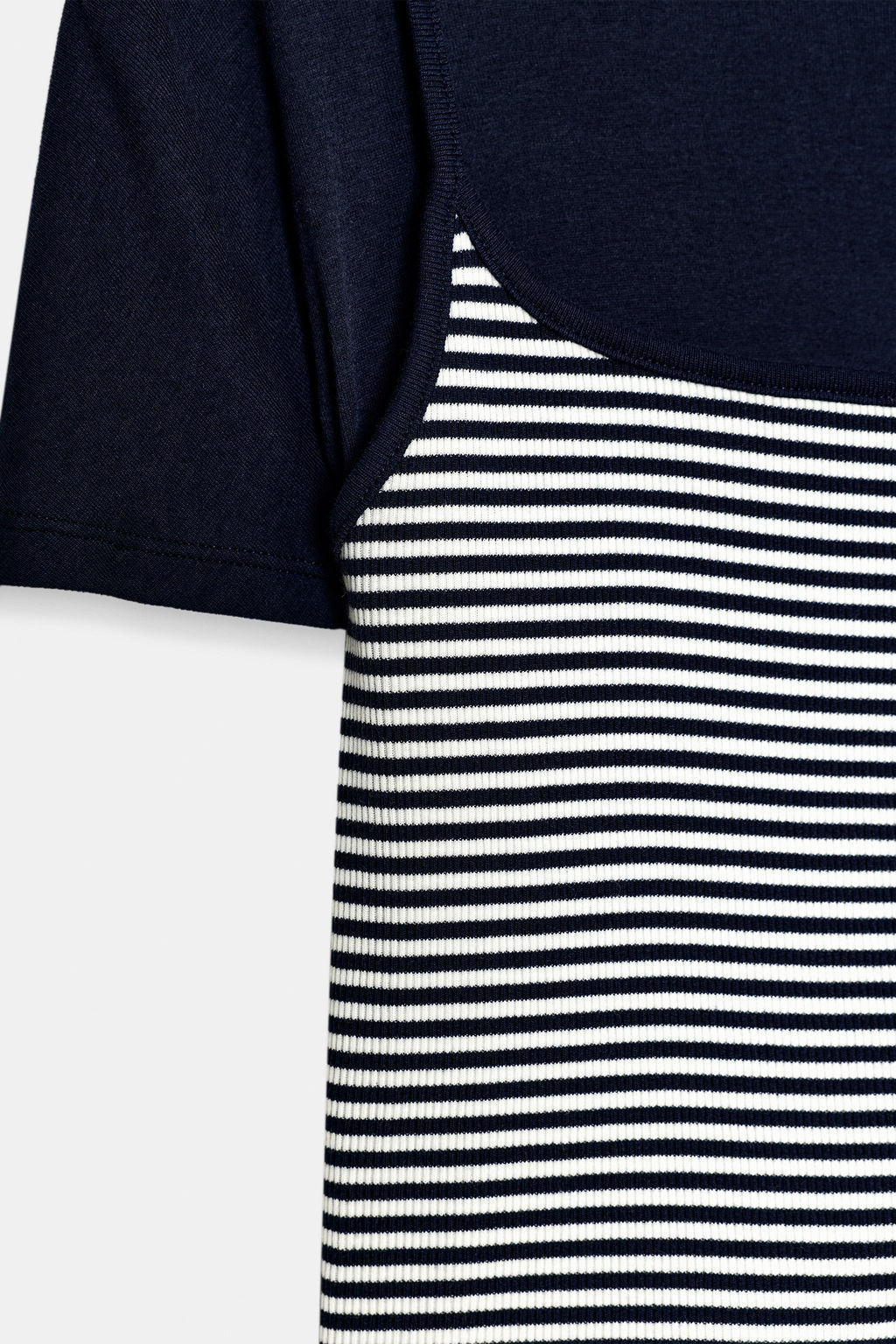 TRIPLE STRIPE EFFECT T-SHIRT - Zara фото 14