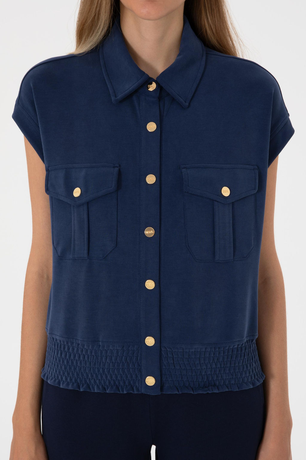 Kad_n Lacivert Sweatshirt Sepette S_rpriz _ndirim - U.s. polo assn фото 6