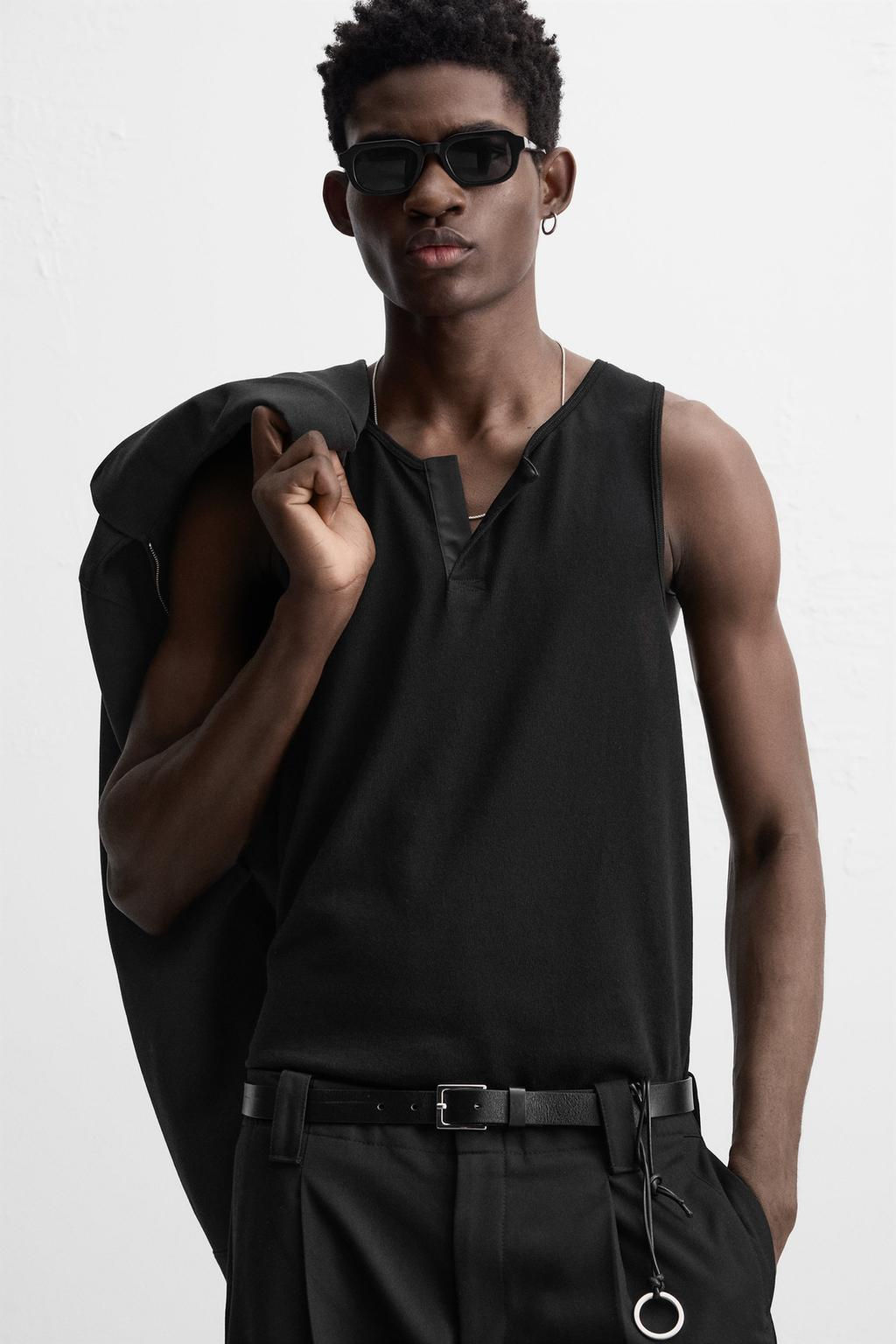 SEMI-SHEER TANK TOP - Zara фото 5