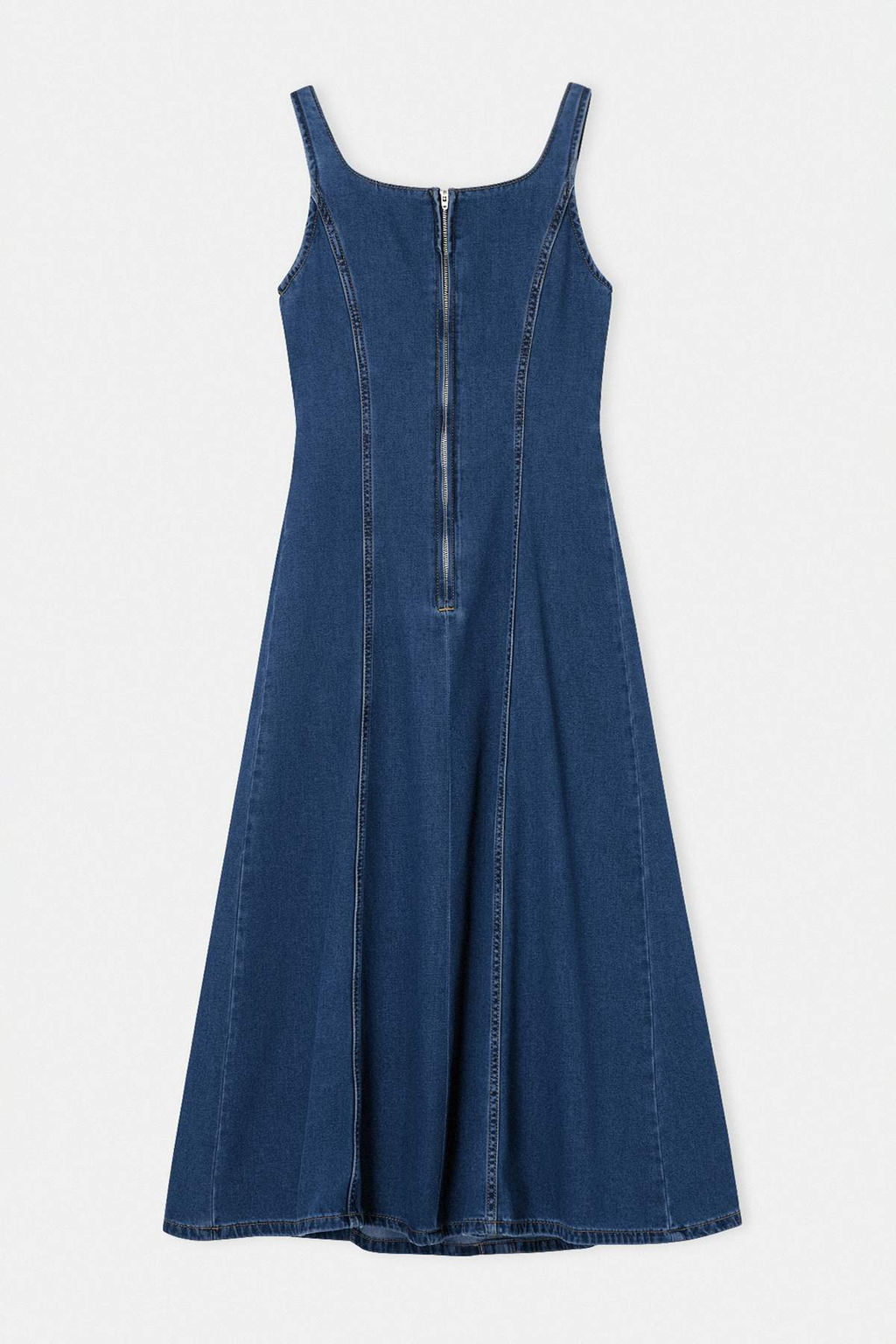 Lacivert D__me Detayl_ Ask_l_ Maxi Denim Elbise TWOSS26EL00952 - Trendyolmilla фото 7