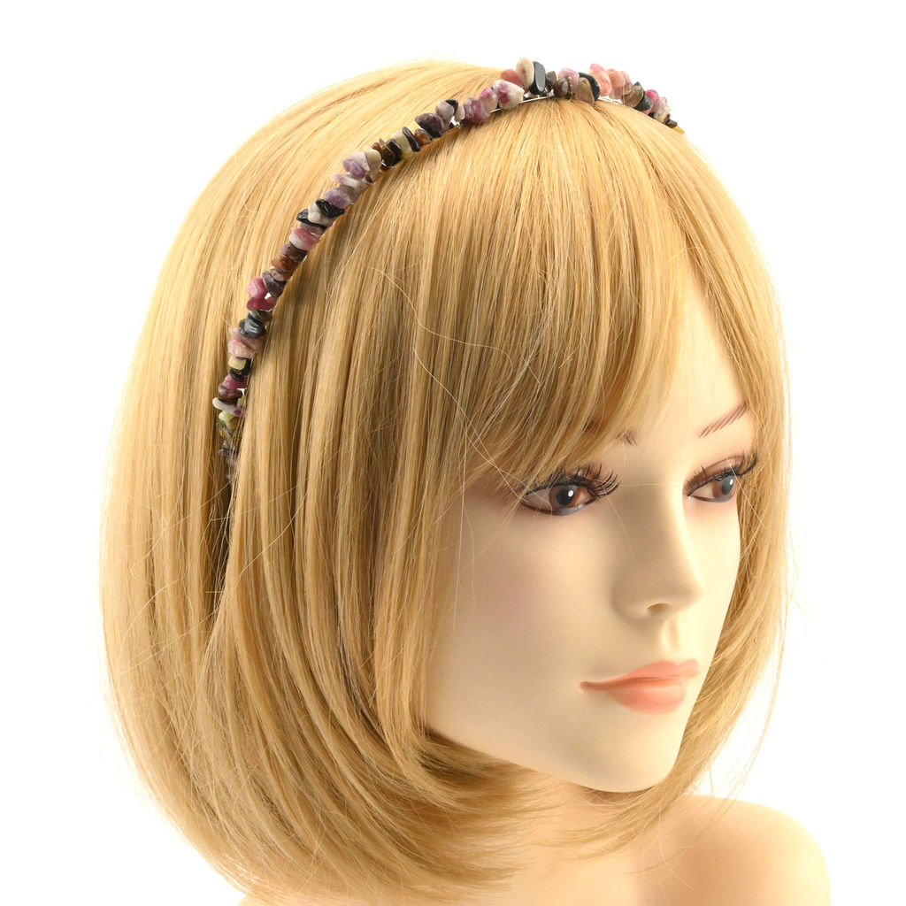 Ободок на голову женский с турмалином