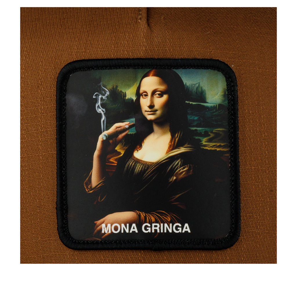 Бейсболка CAPSLAB арт. CL/ART/1/PCT/MONA Premium Mona Gringa (коричневый / черный)