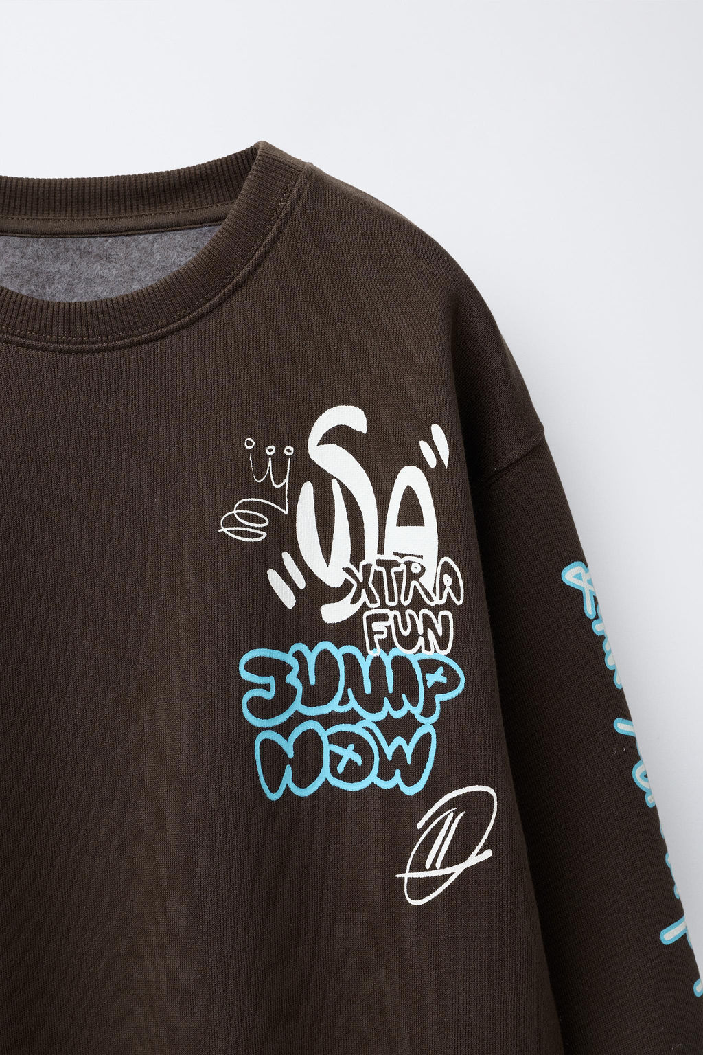 GRAFFITI LABEL SWEATSHIRT - Zara фото 7