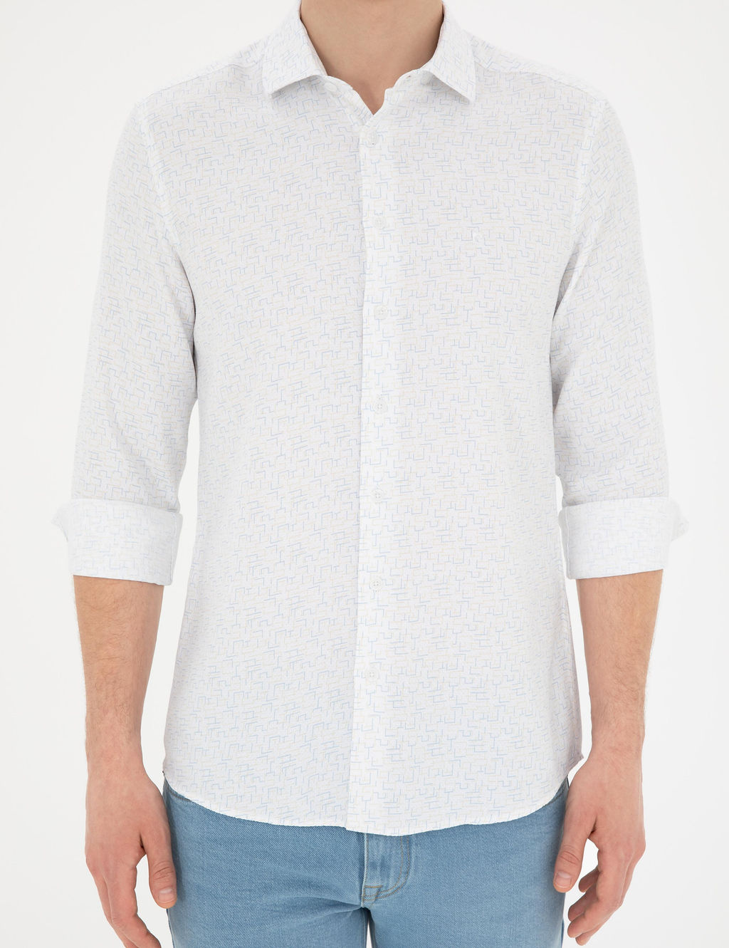 Рубашка Pierre Cardin Limon Slim Fit длинный рукав