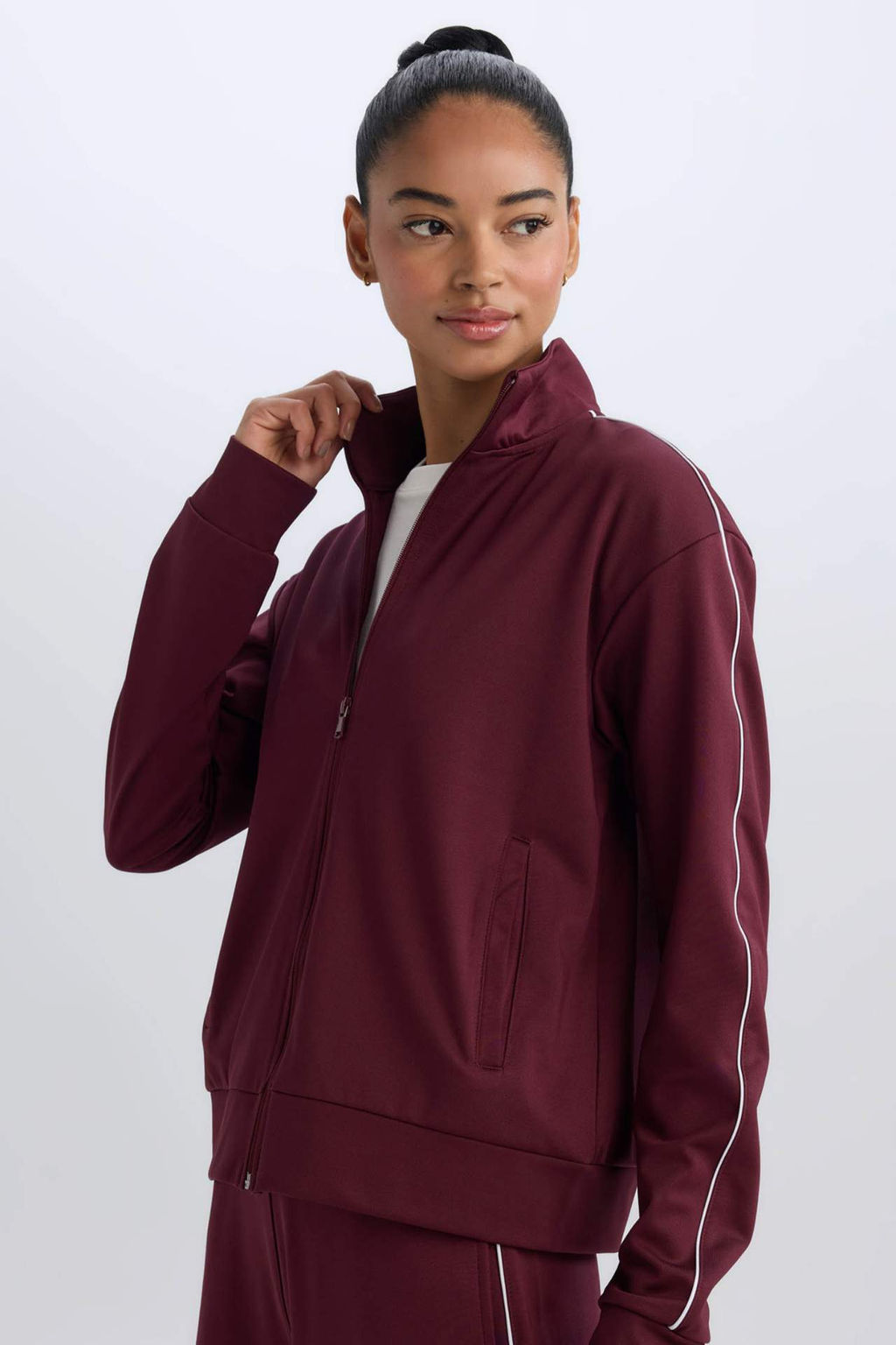 DeFactoFit Standart Fit Cepli Fermuarl? Sweatshirt  фото 5