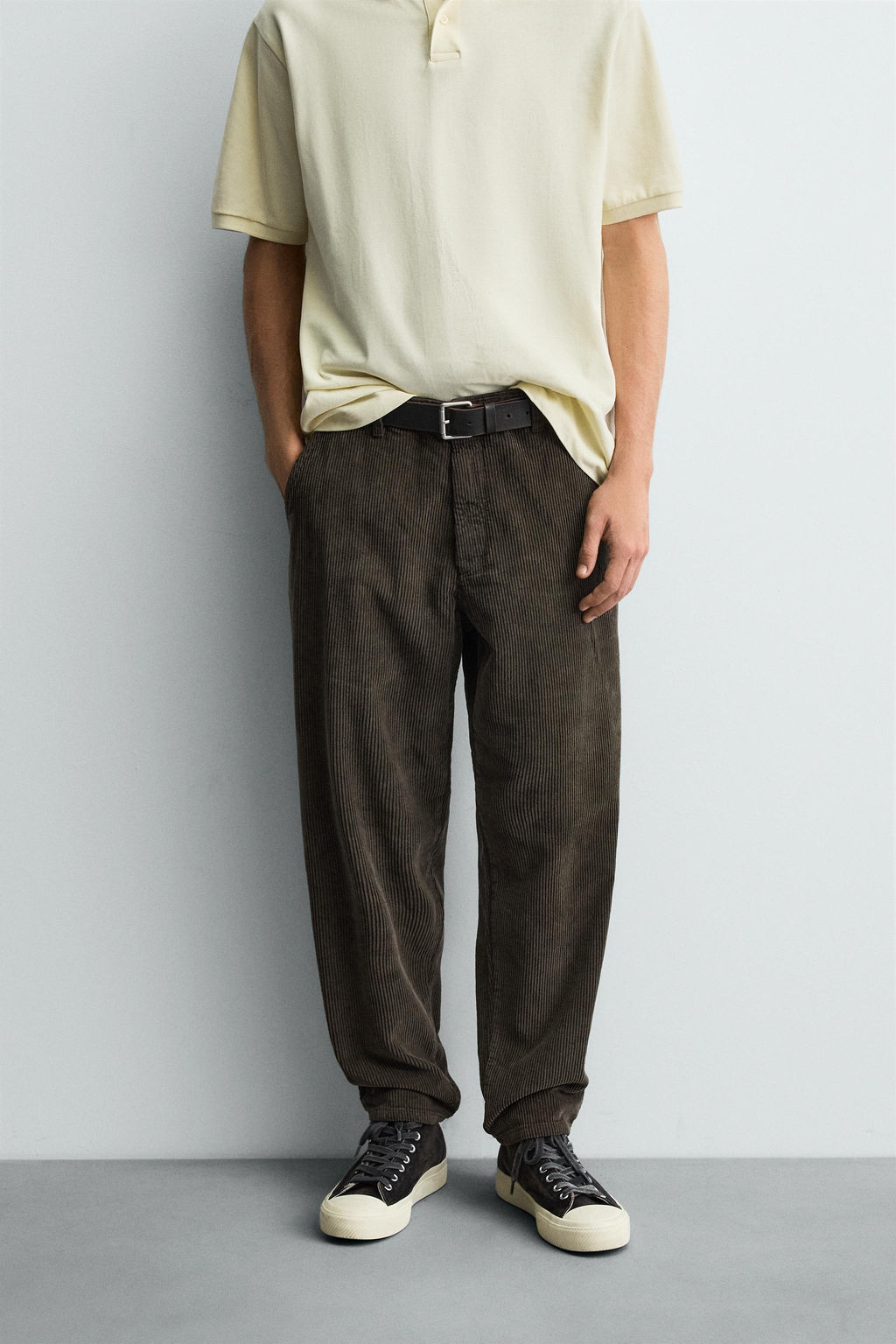CARROT FIT CORDUROY TROUSERS - Zara фото 2