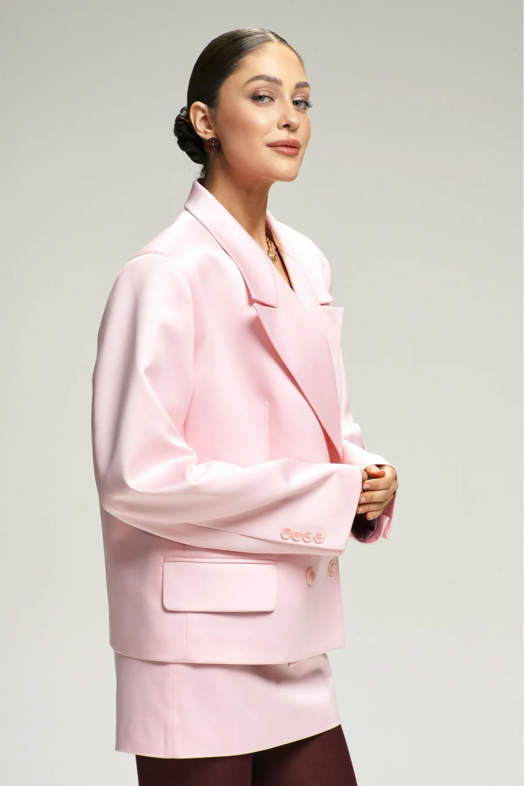 Жакет атласный Pink