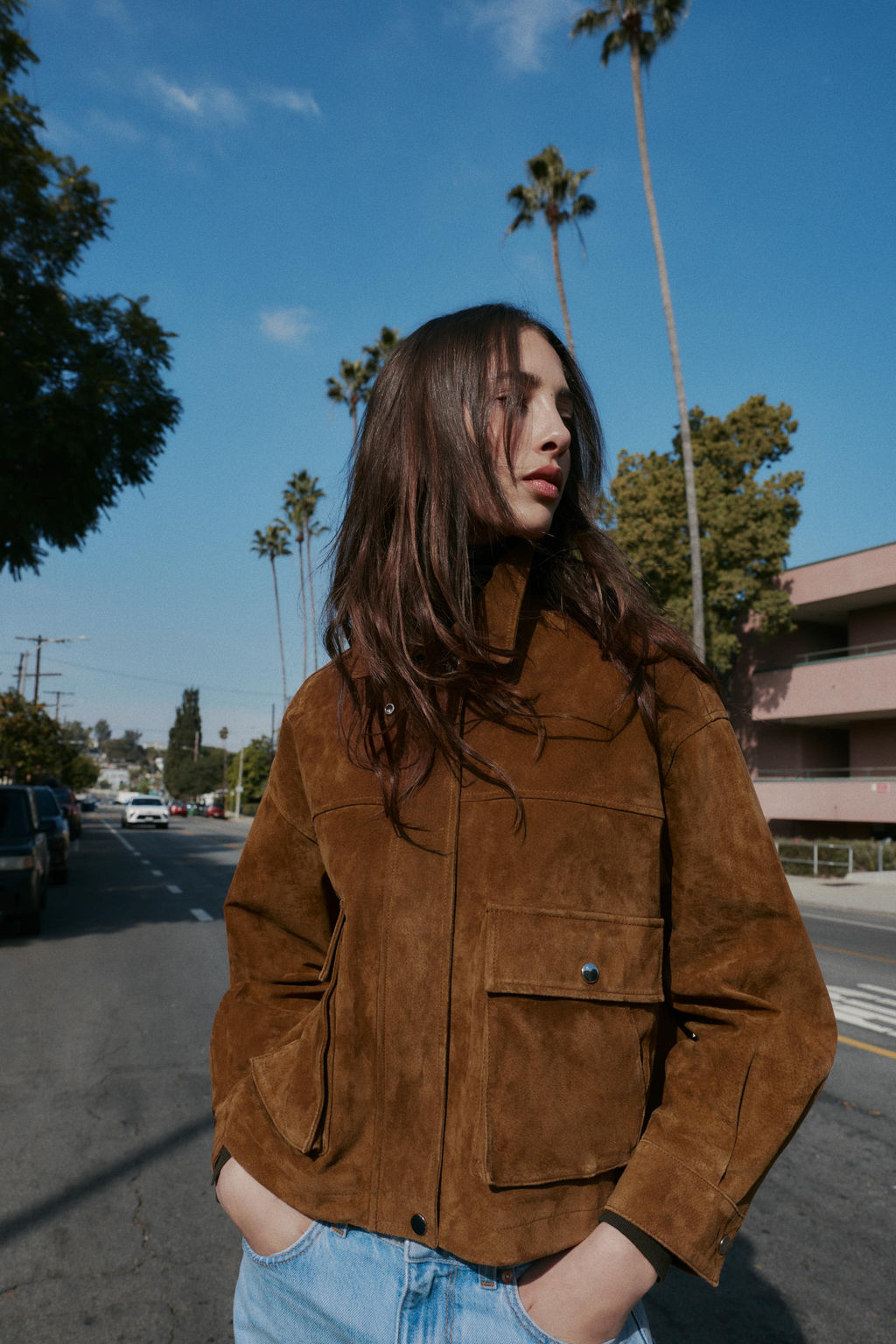 CAZADORA BOMBER 100% PIEL / whiskey - Zara фото 2