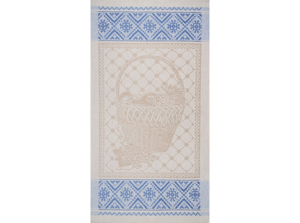17с102-ШР 49*90 Полотенце "Корзина" цв синий рис 861