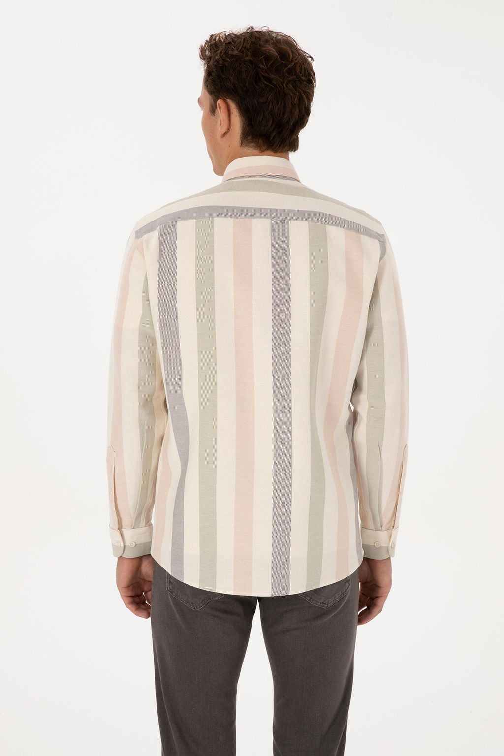 Erkek Krem Uzun Kollu _izgili G_mlek - U.s. polo assn фото 5