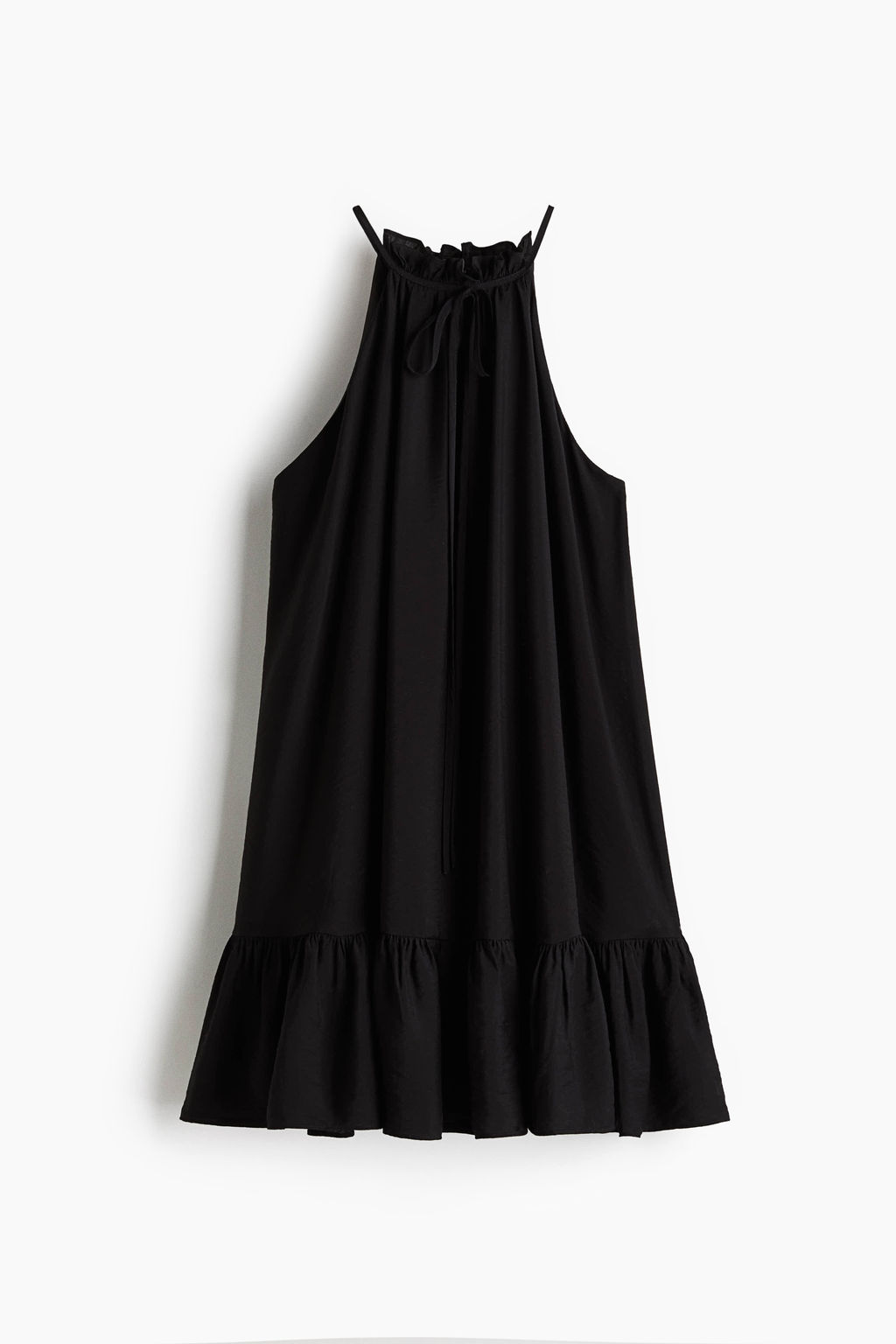 Vestido sin mangas con volantes - H&m фото 3