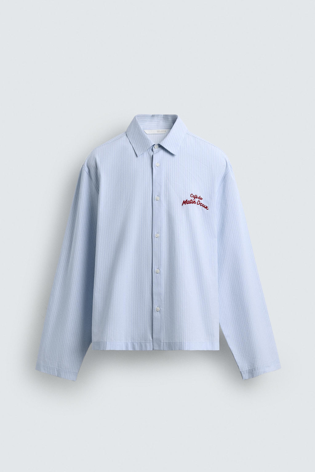 GRAPHIC STRIPED SHIRT - Zara фото 9