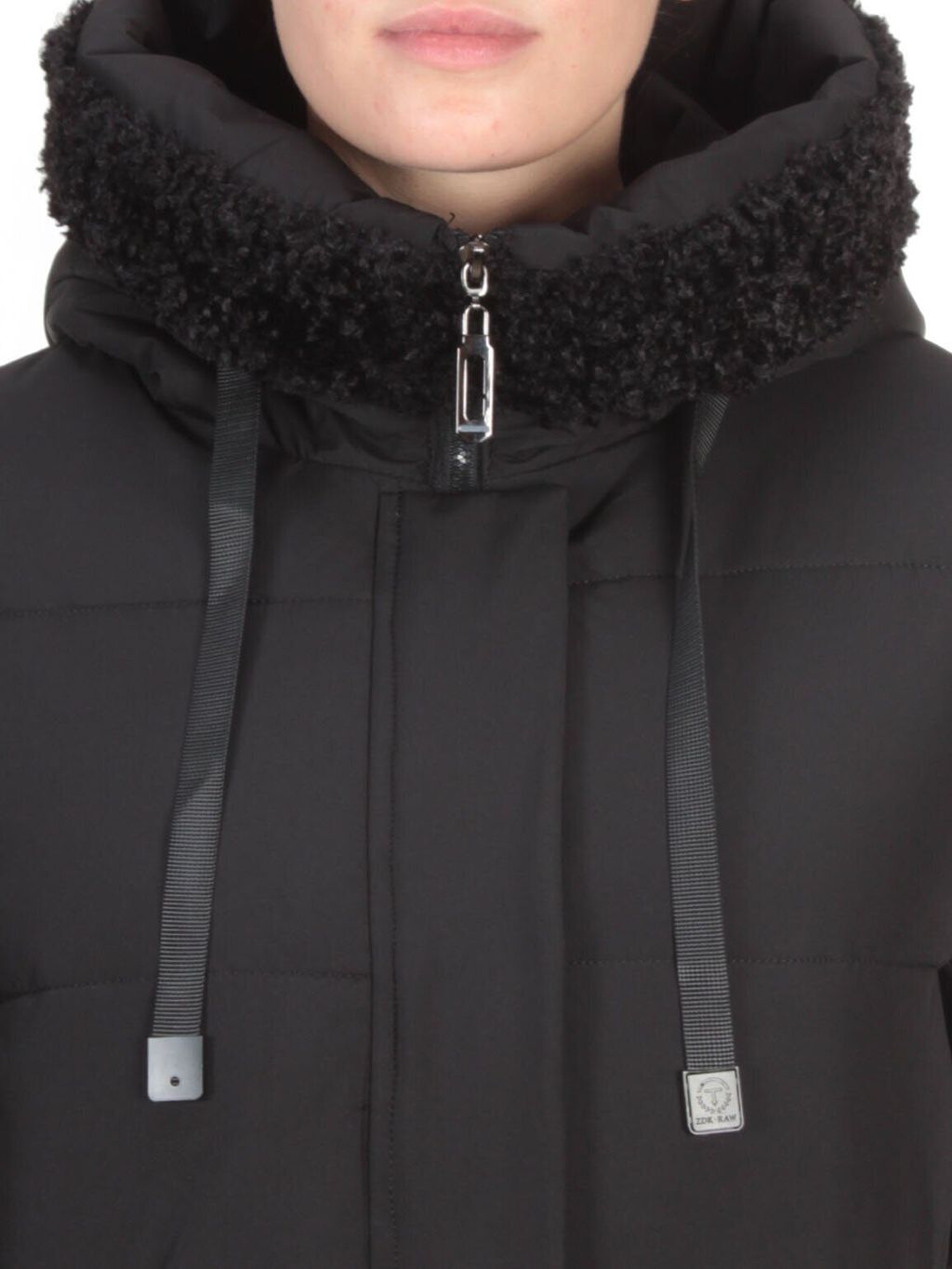 2197-2 BLACK Пальто зимнее женское OLAYEETE (200 гр. холлофайбера) - Fashion фото 10