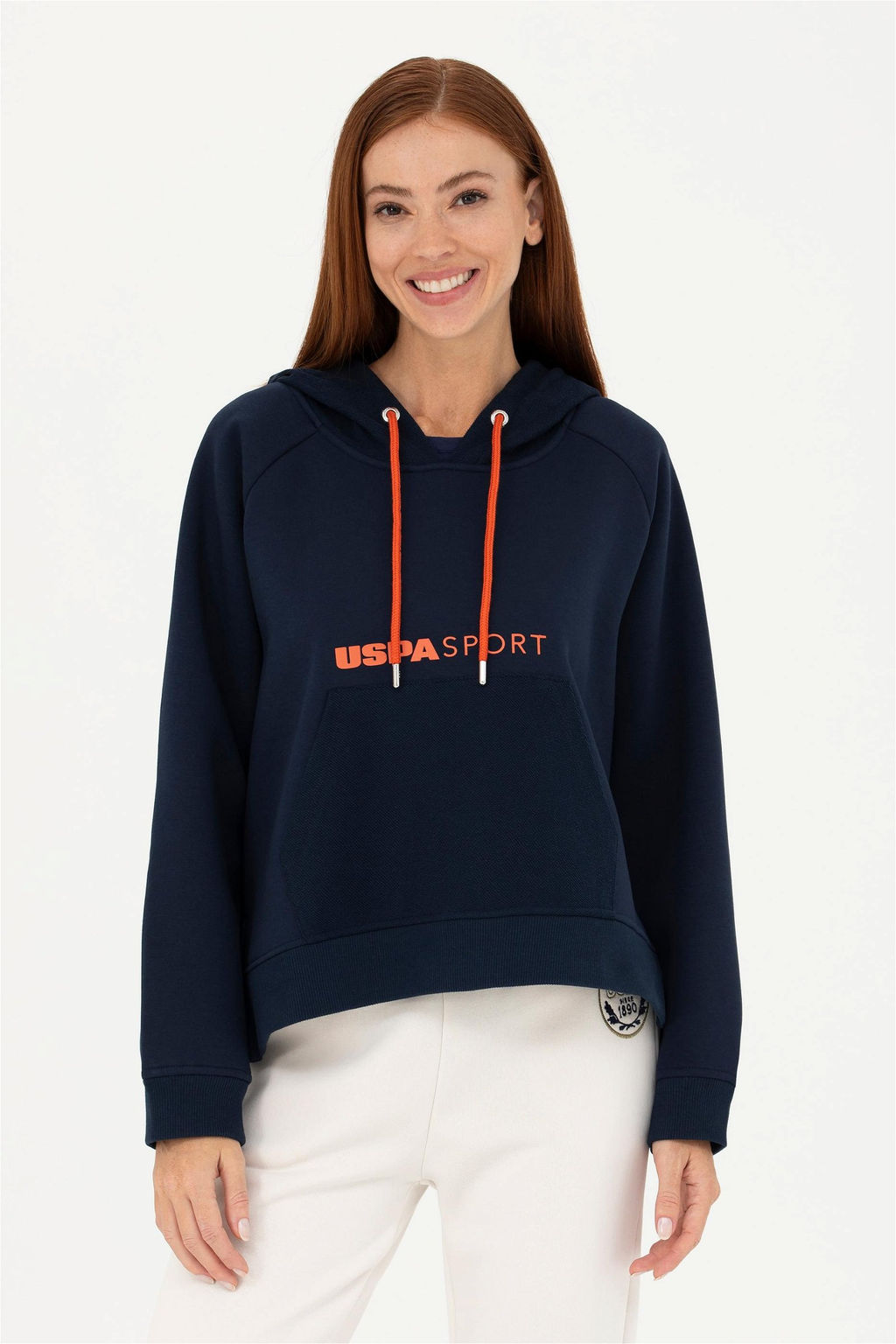 Женский темно-синий свитшот Неожиданная скидка в корзине - U.s. polo assn фото 3