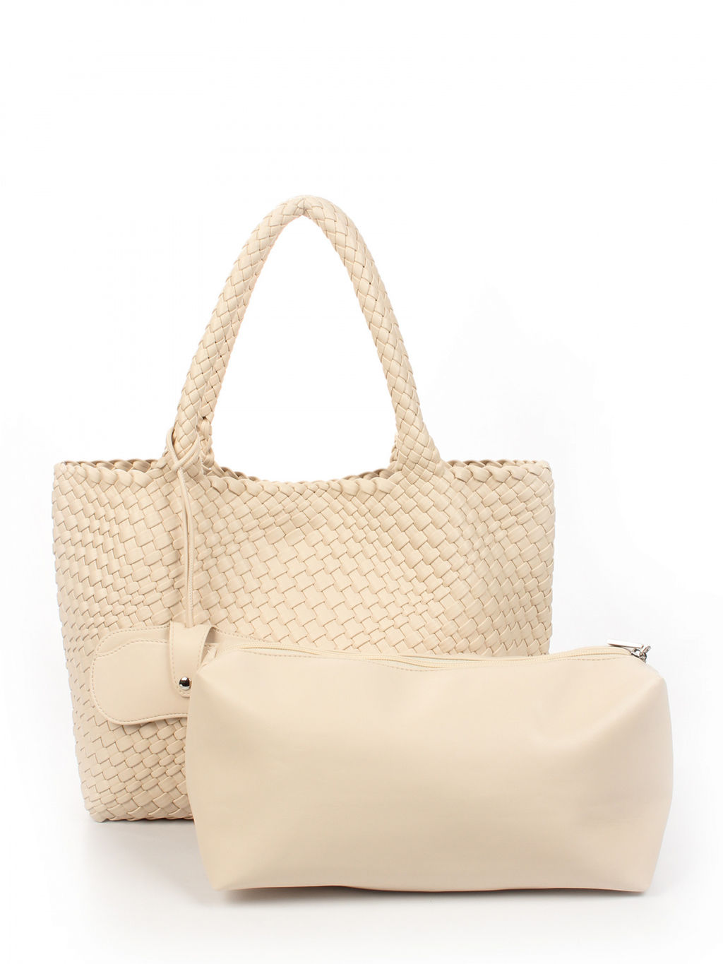 LACCOMA сумка СУ1033-А-слоновая кость эко кожа хлопок  фото 4