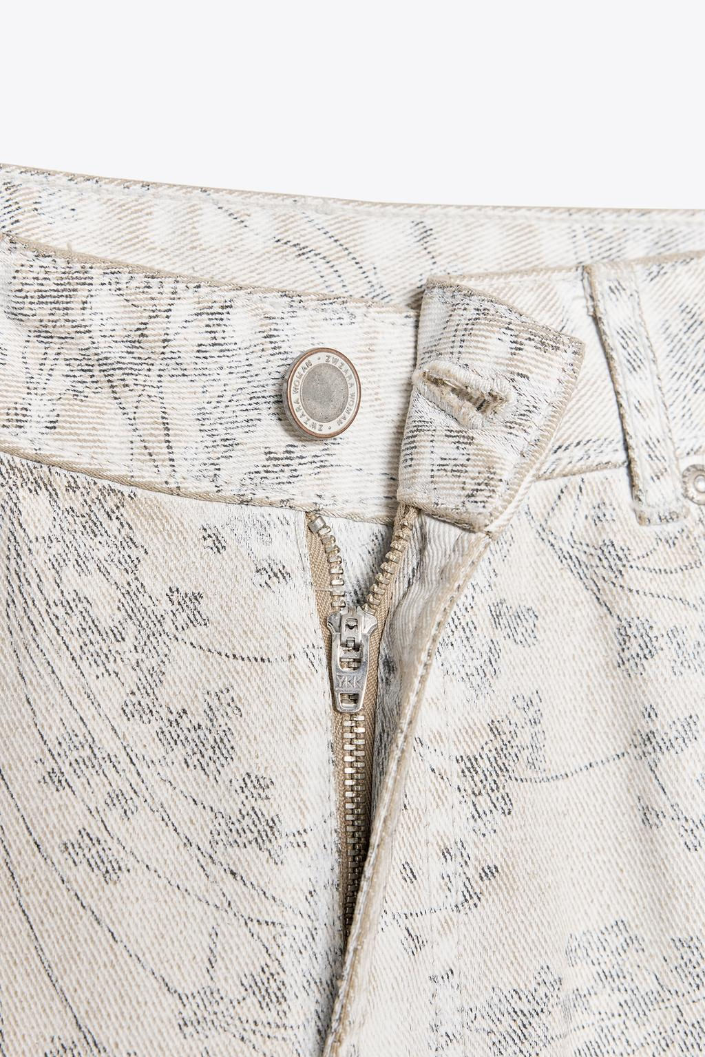 ZW COLLECTION MID-WAIST BALLOON JEANS - Zara фото 9