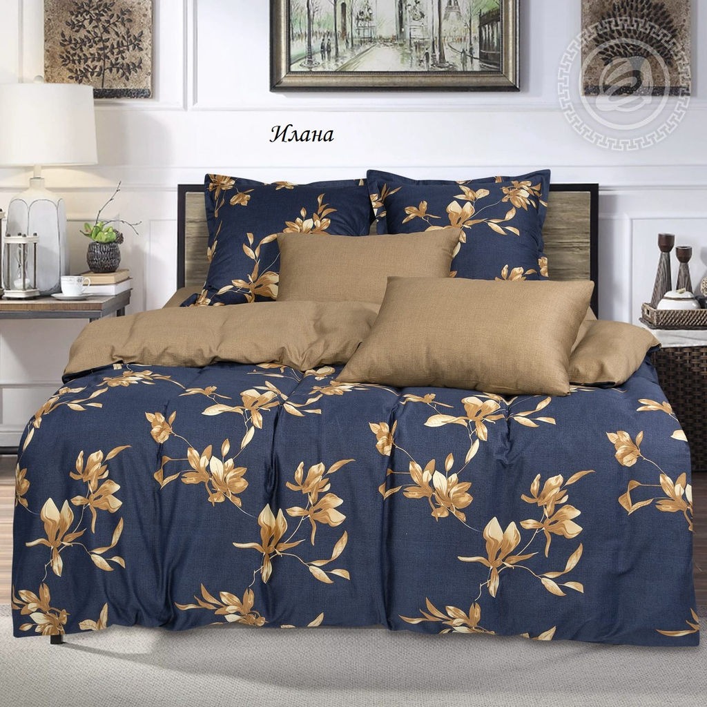 Комплект постельного белья Илана, САТИН ПРЕМИУМ 2 сп