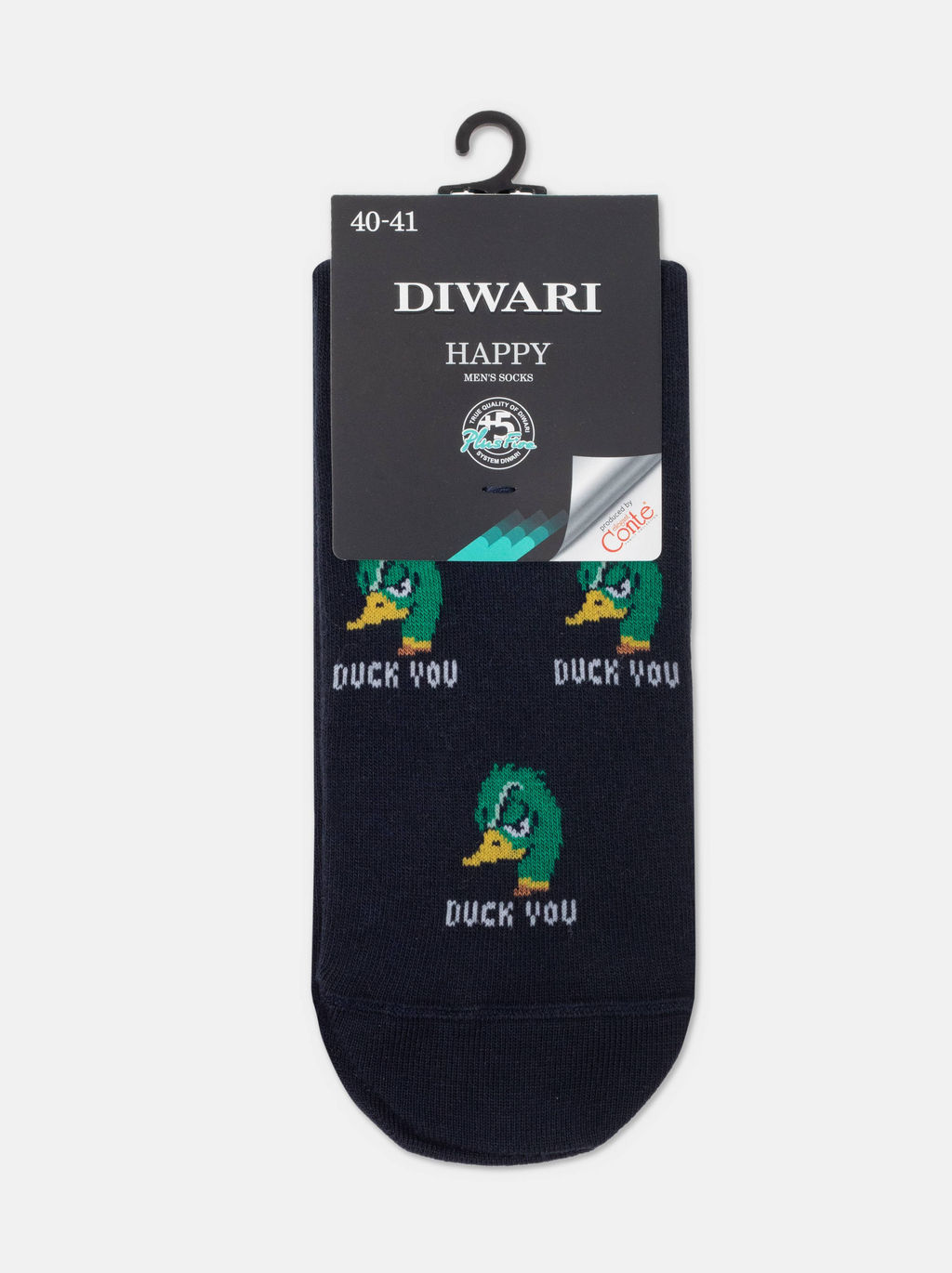 Цена за 2 пары. Носки мужские DIWARI HAPPY Хлопковые носки с рисунками - Conte elegant фото 5