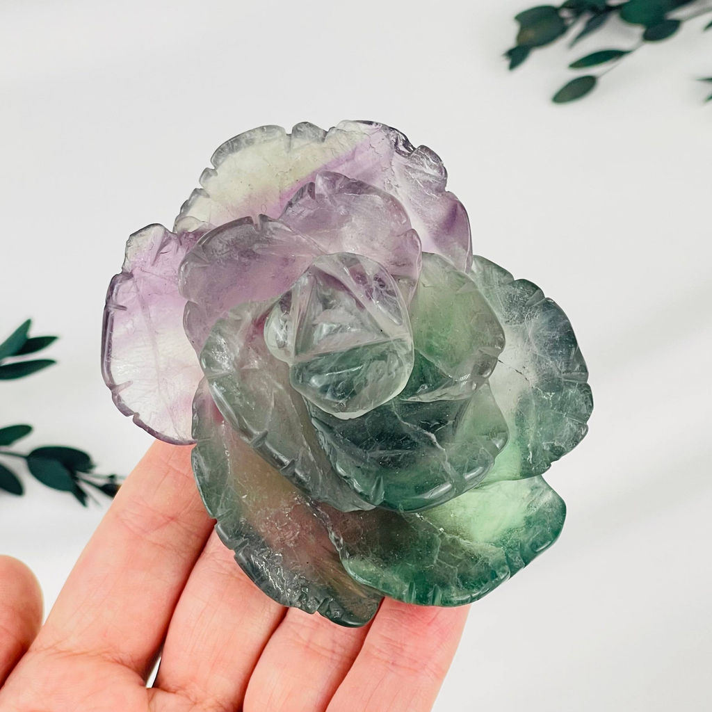 Цветок из Флюорита