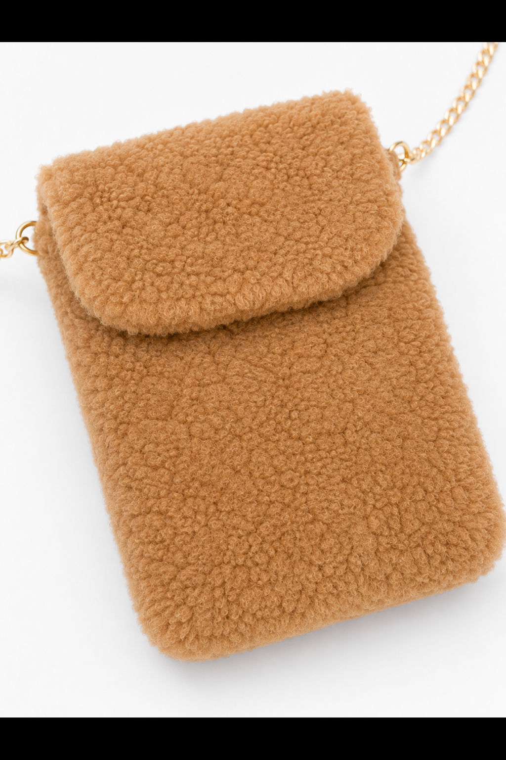 Мини СУМКА на цепочке, цвет Кемел