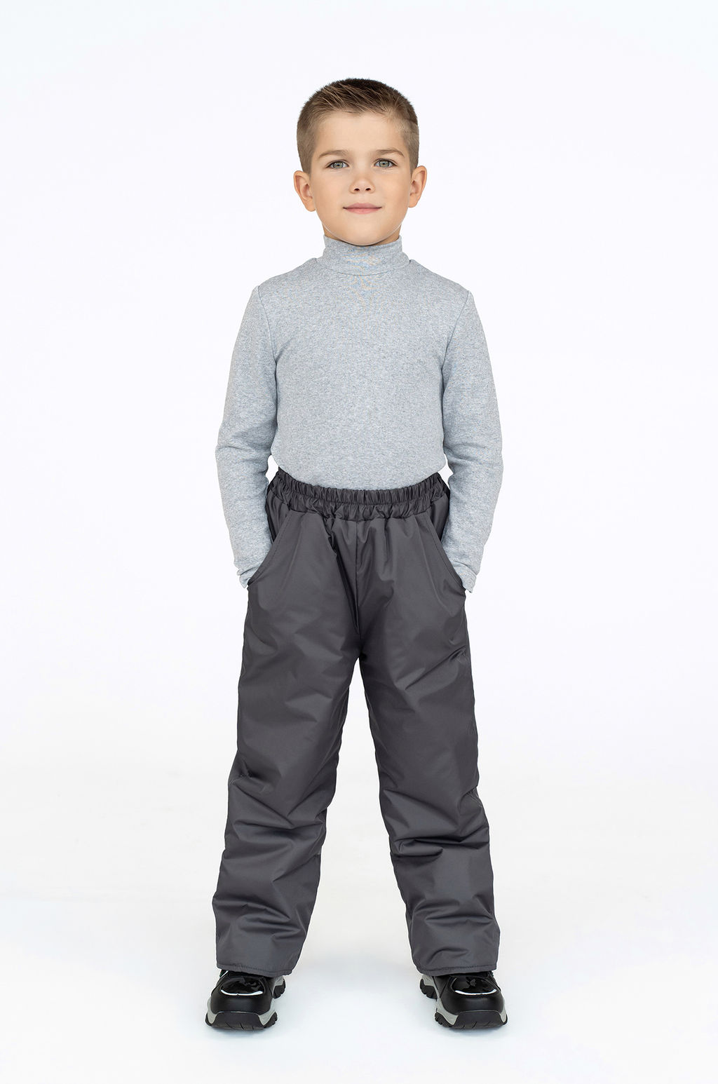 Брюки демисезонные серые