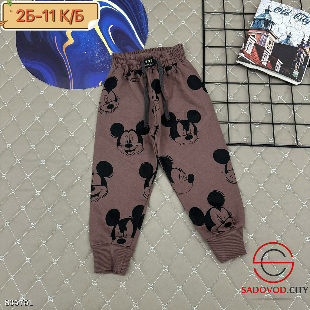 Штаны спортивные с рисунком