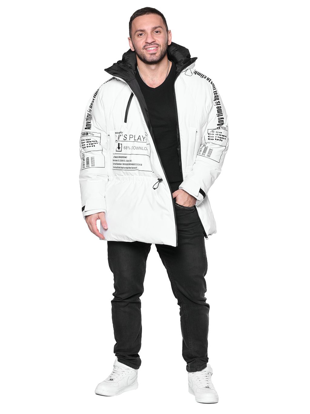 Куртка A-068 Красный - Snow headquarter фото 14