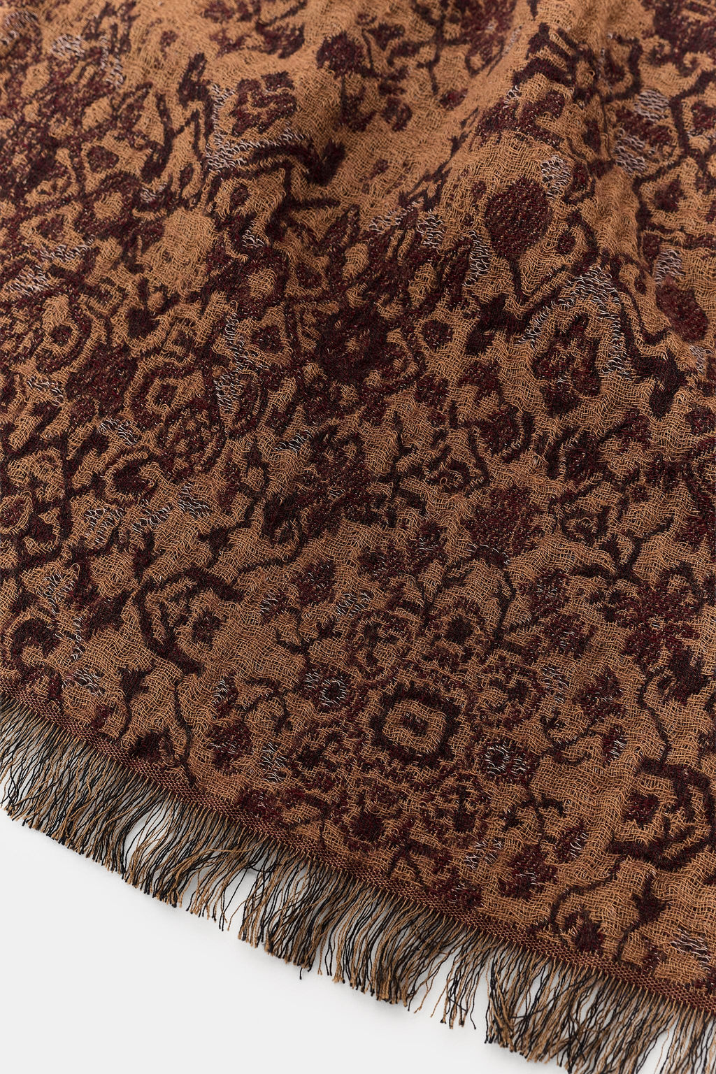 WOOL JACQUARD SCARF - Zara фото 5