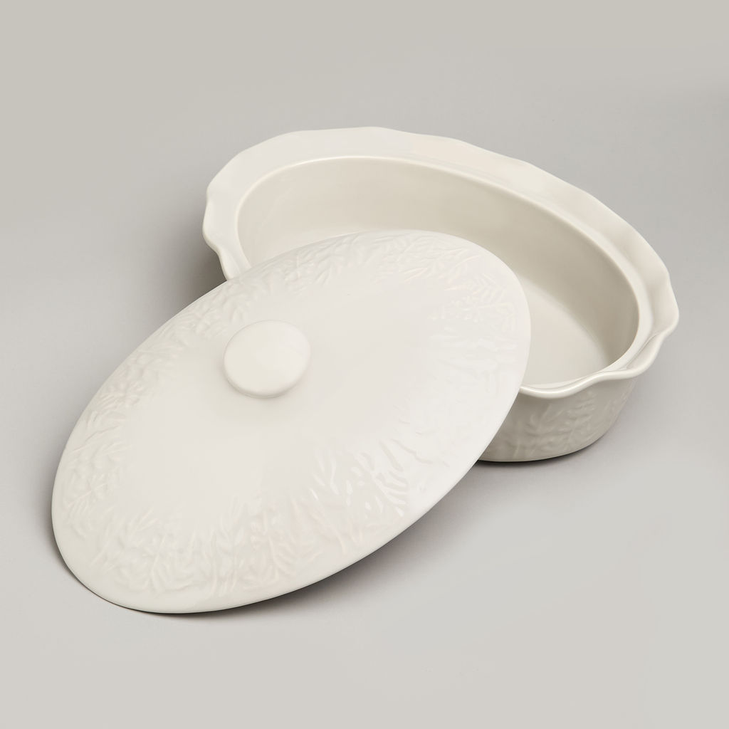 ФОРМА ДЛЯ ЗАПЕКАНИЯ С КРЫШКОЙ BEIGE 33*24*8/13СМ 2000 МЛ - Agness фото 2