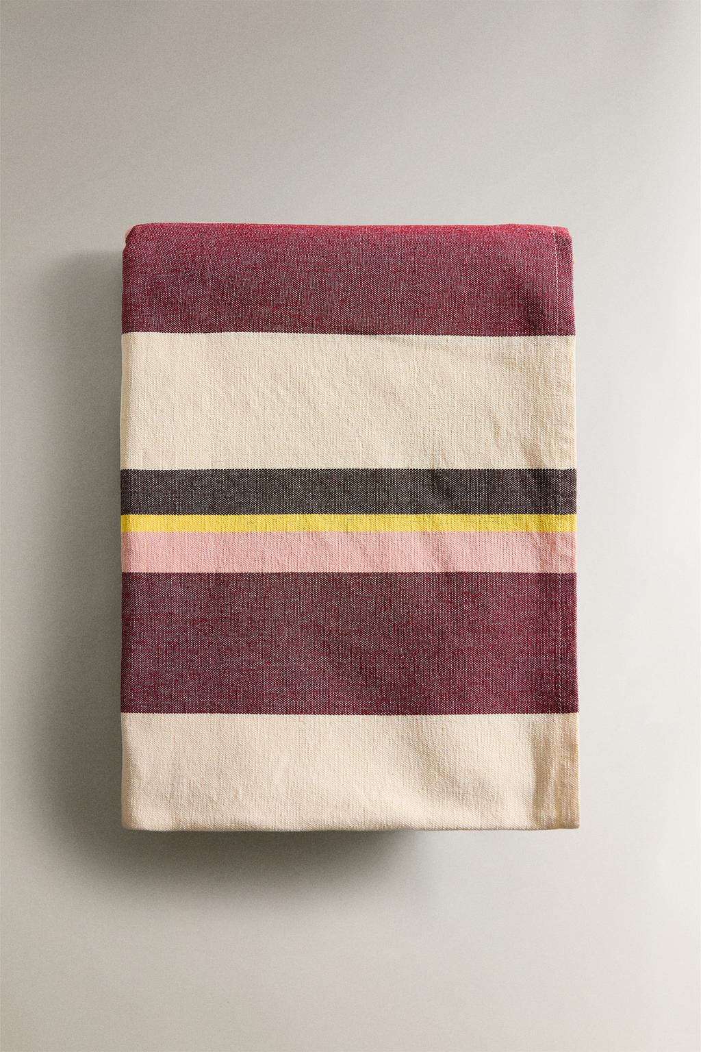 STRIPED COTTON TABLECLOTH X COLLAGERIE - Zara фото 5