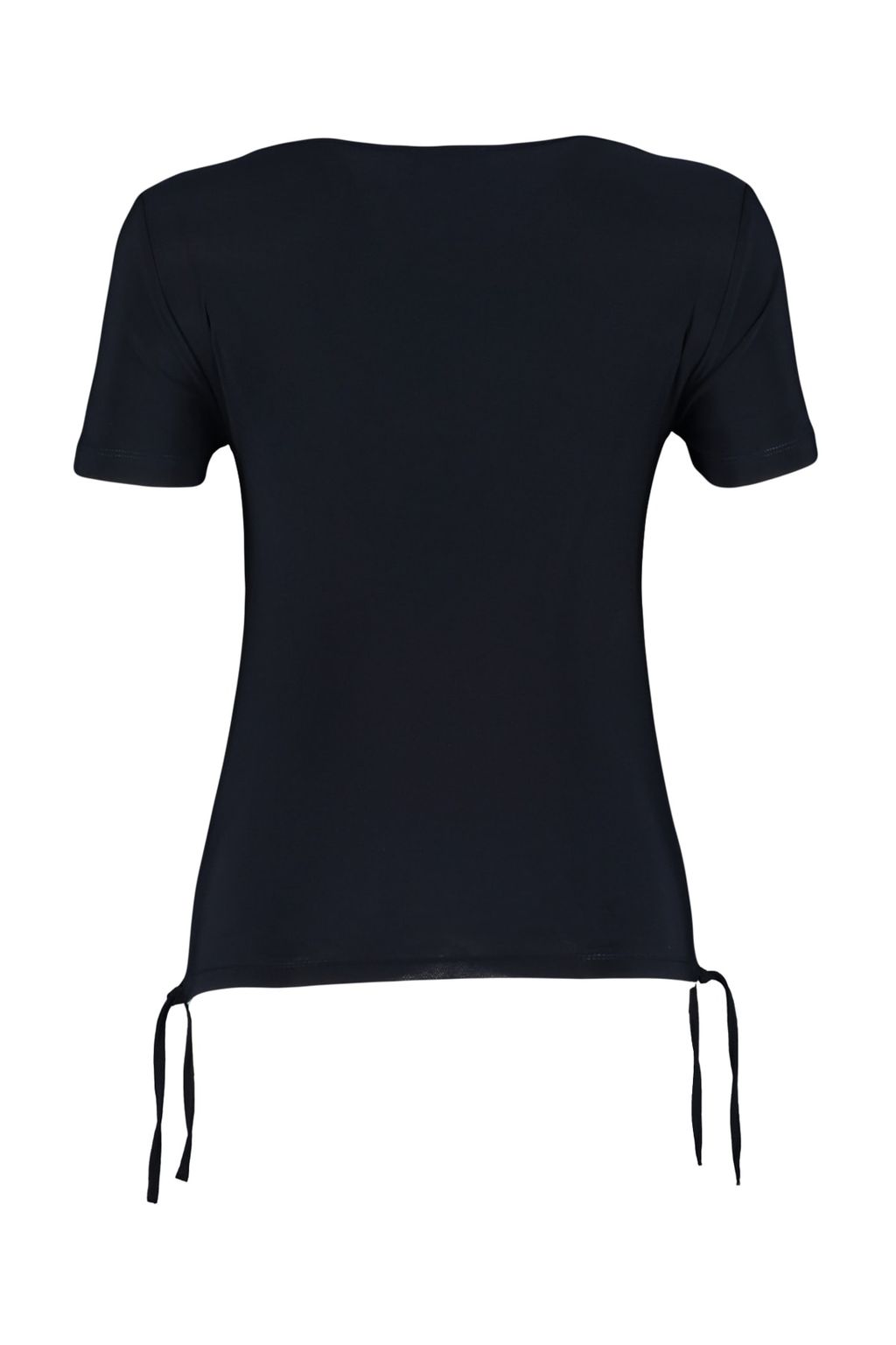 Trendyolmilla Lacivert Kare Yaka Buzgu Detayl? Fitted/Vucuda Oturan Crop Esnek Orme Bluz TWOSS23BZ00141
