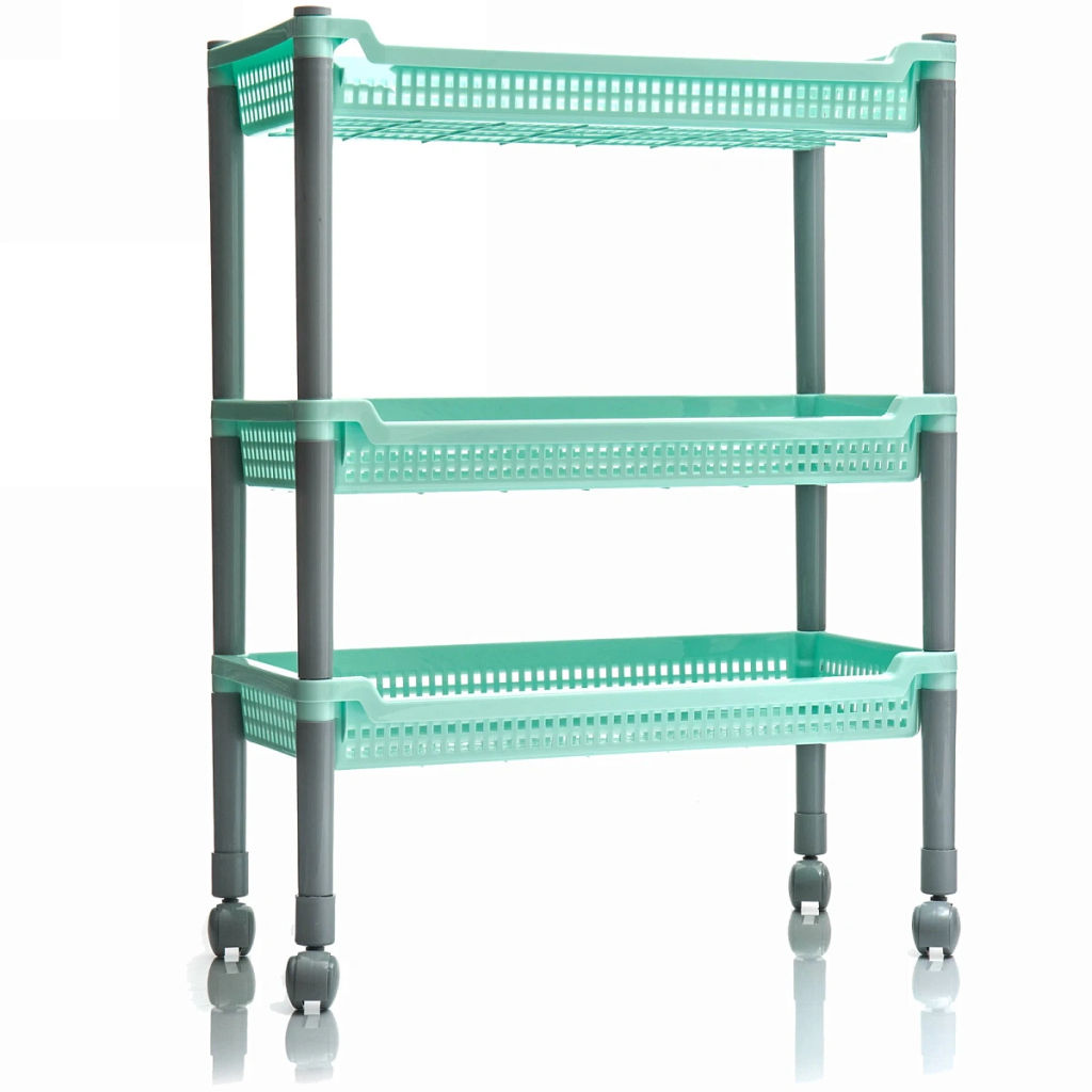 Этажерка 3-х секционная узкая "Флер" 47,5*22,5*63см