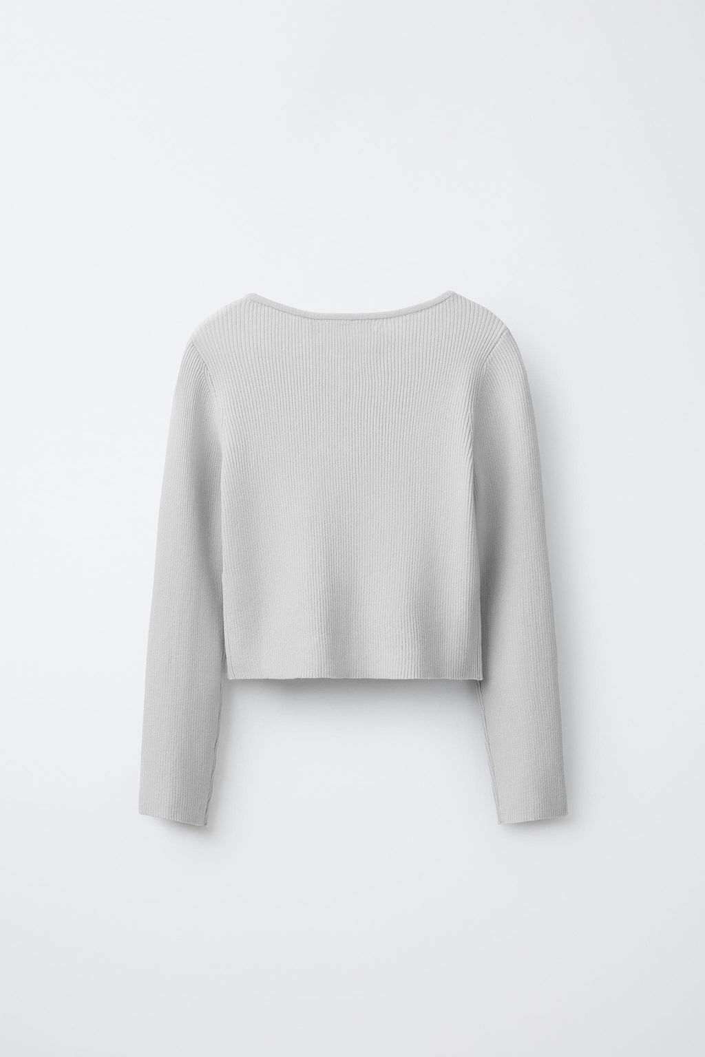 CHAQUETA PUNTO CANAL? / Gris vigor? - Zara фото 3