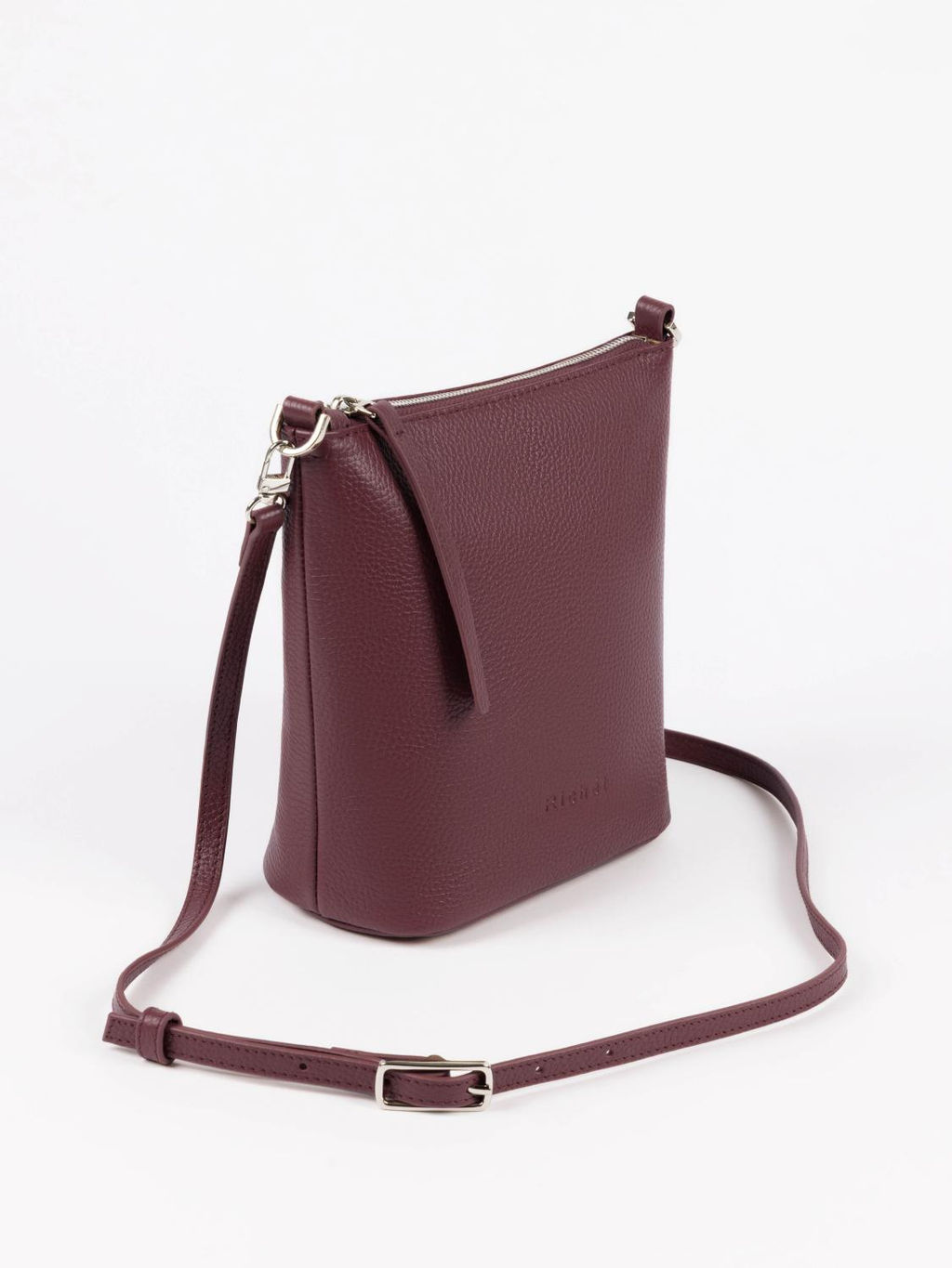 Женская кожаная сумка Richet 3245LN 853 Бордовый