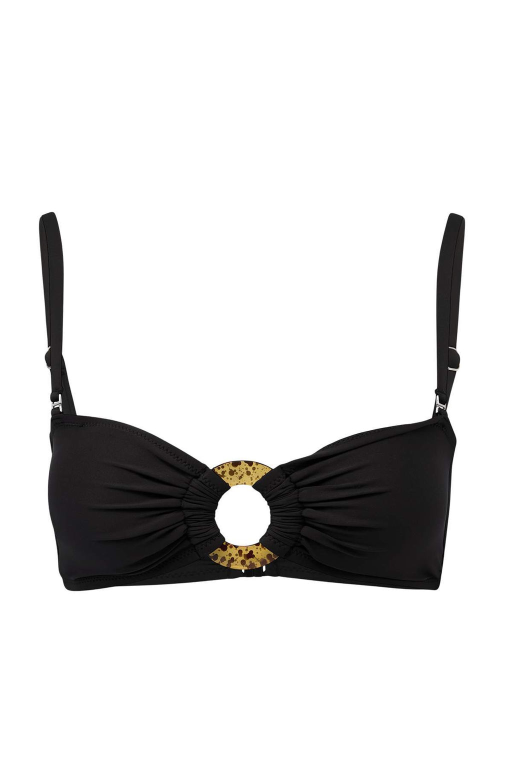 Siyah Bralette Aksesuar Detayl? Kapl? Basic Bikini Ustu TBESS26BU00021 - Trendyolmilla фото 4