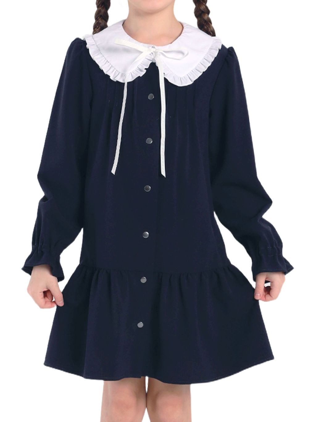 Школьное платье для девочки О77053 - Карамелли фото 6