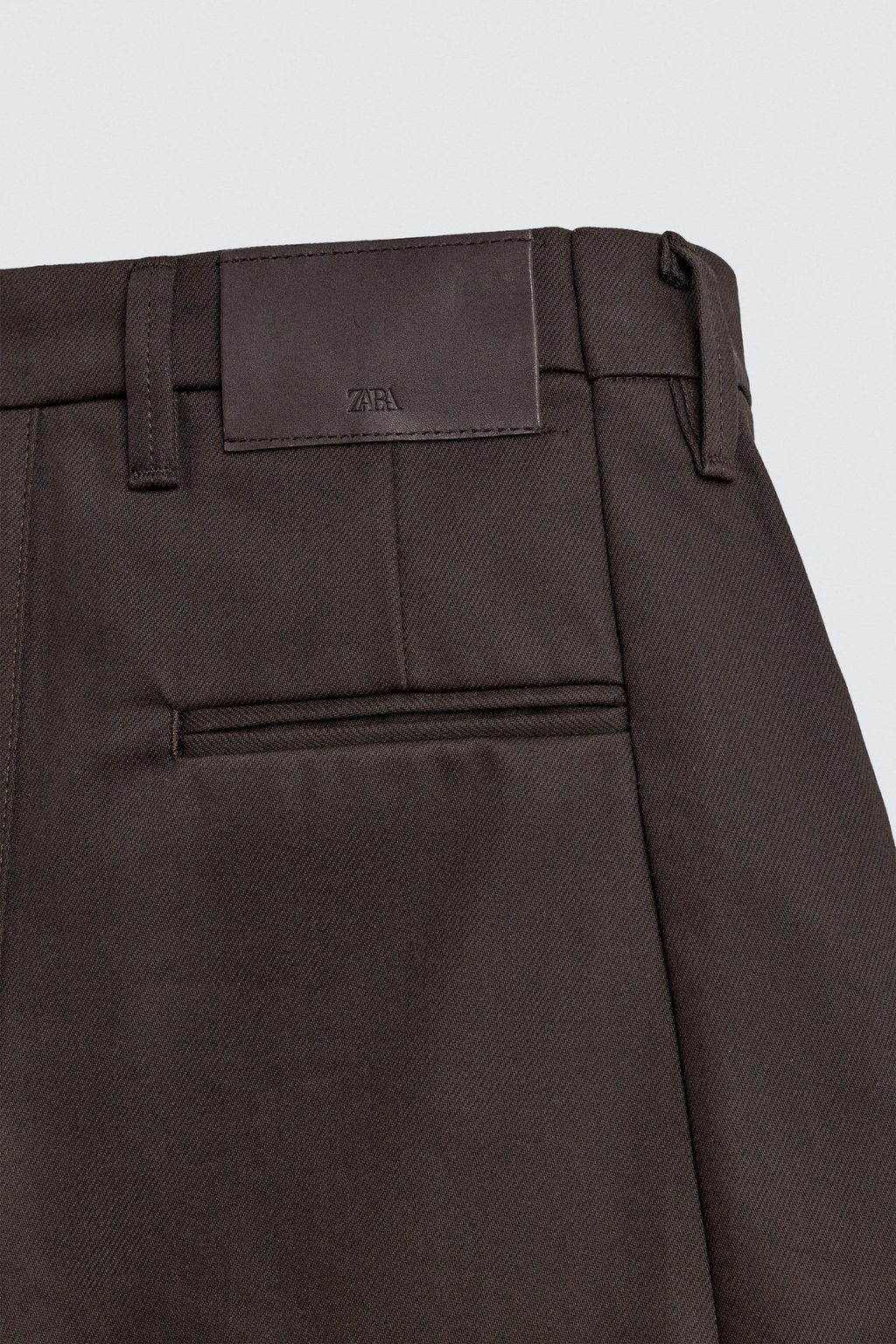 PLEATED CHINO TROUSERS - Zara фото 8