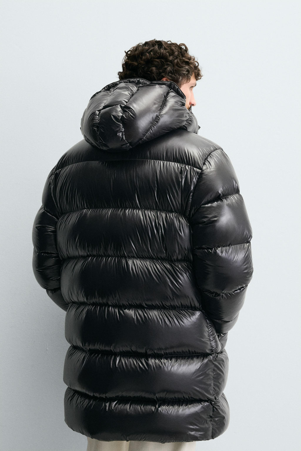 LONG 100% FEATHER PUFFER JACKET - Zara фото 3