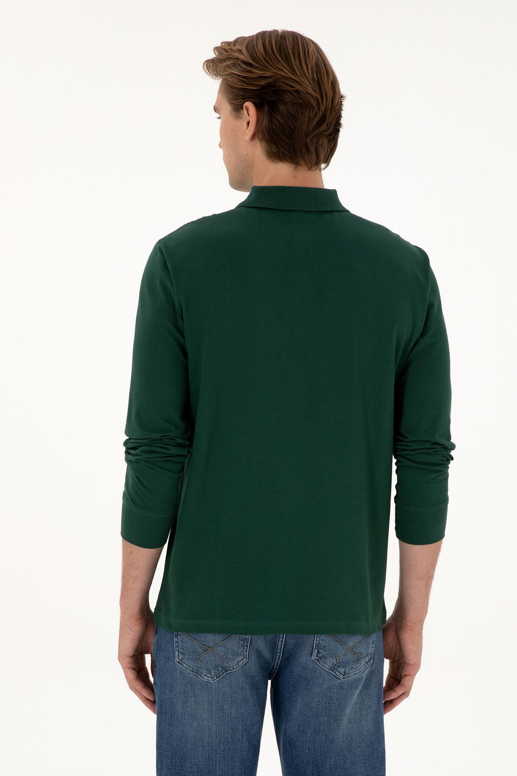 Erkek Koyu Ye_il Basic Sweatshirt Sepette S_rpriz _ndirim - U.s. polo assn фото 5