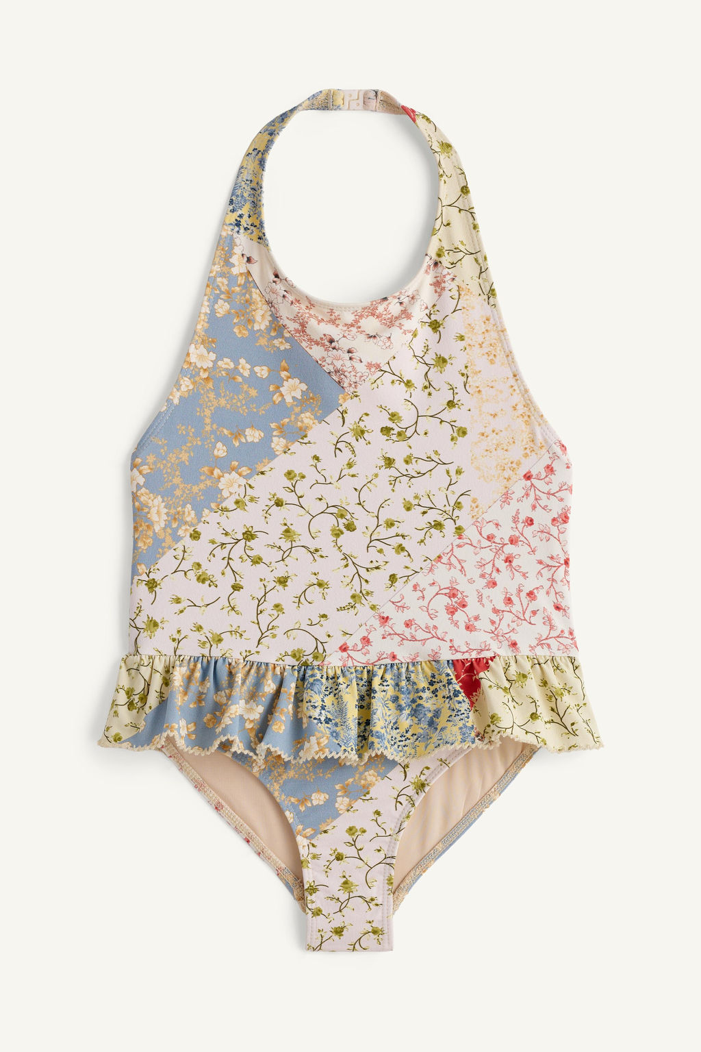 BA?ADOR PATCHWORK CUELLO HALTER LIMITED EDITION / Crudo / Vigor? - Zara фото 3